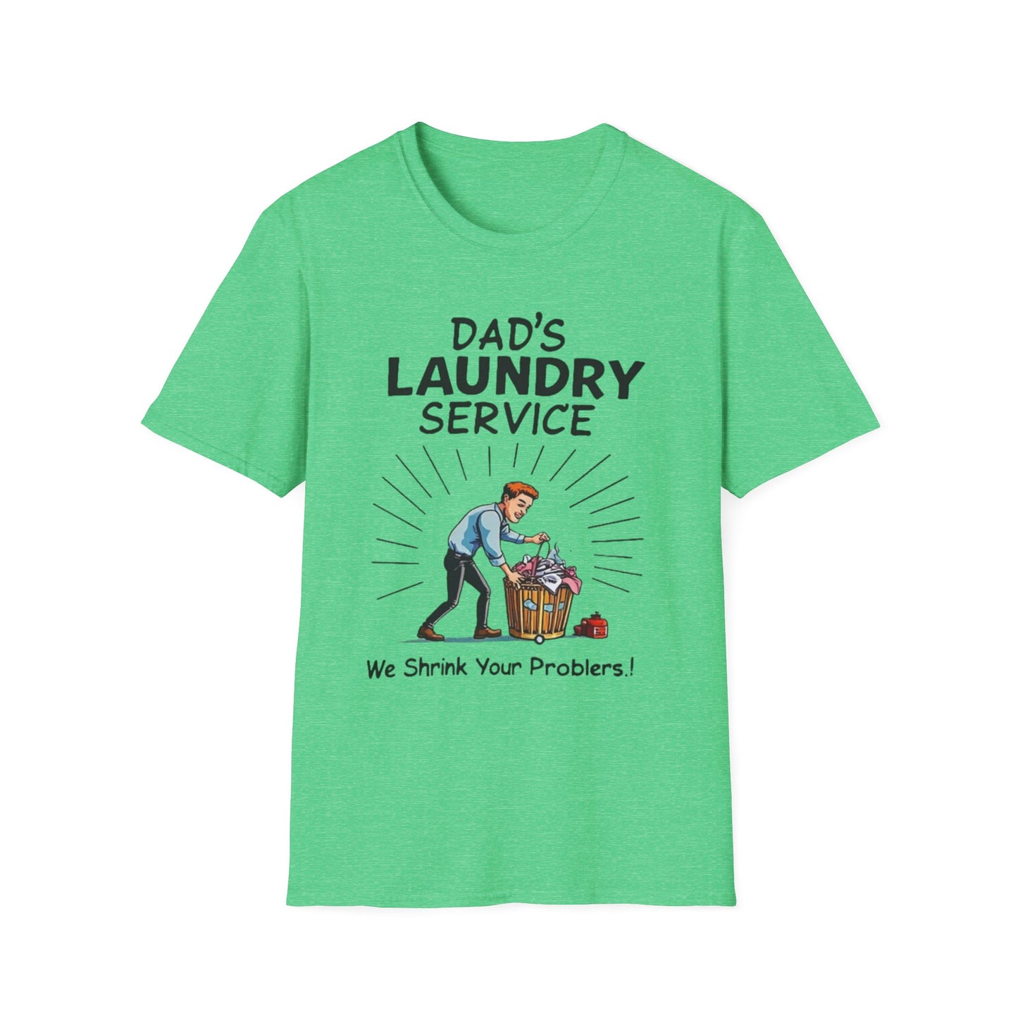 Dad's Laundry Service T-Shirt, Funny Gift for Dads, Unisex Humor Tee, Laundry Day Shirt, Father's Day Gift, Everyday Wear - Psychonaut Swag