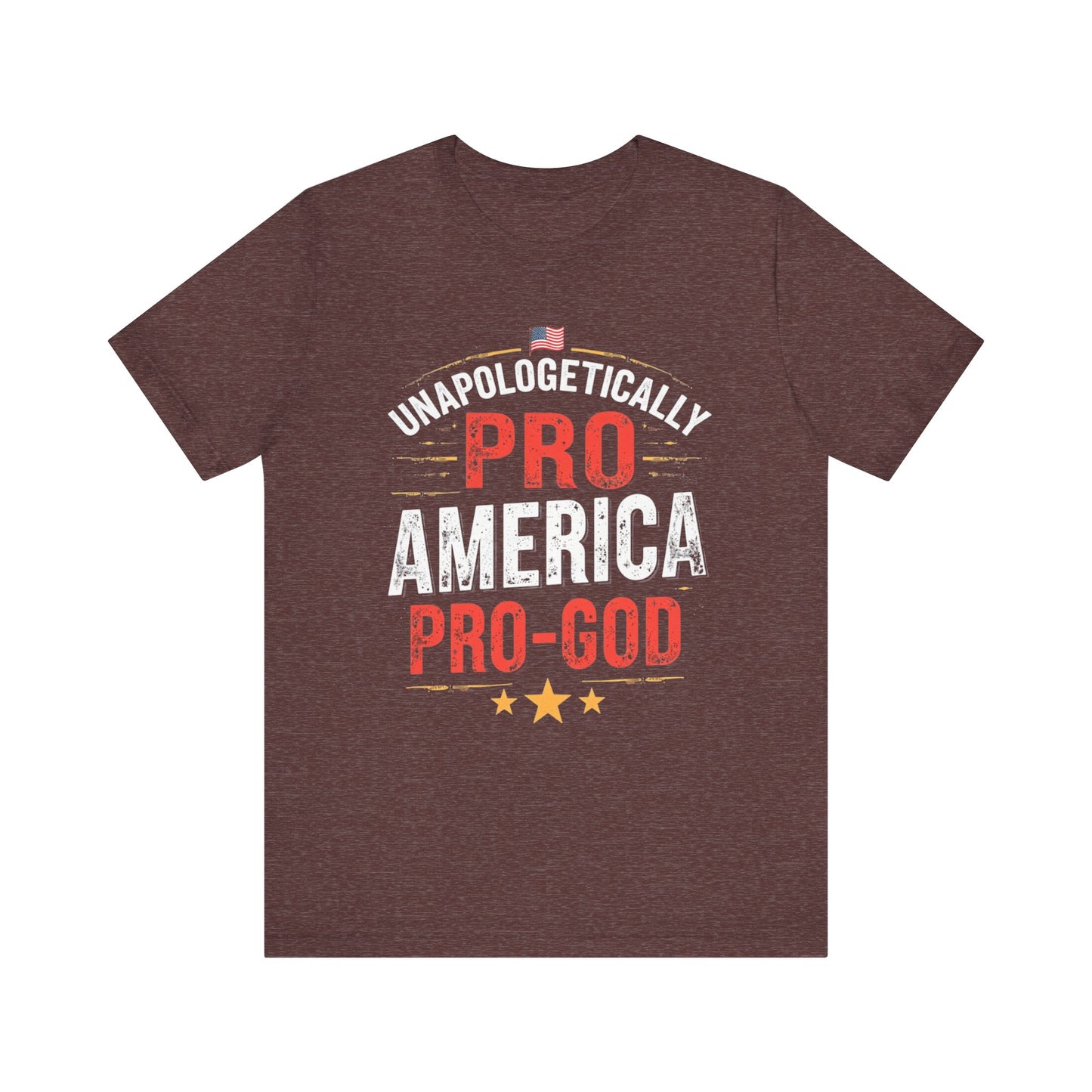 Pro-America Pro-God Tee - Patriotic Jersey T-Shirt - Psychonaut Swag