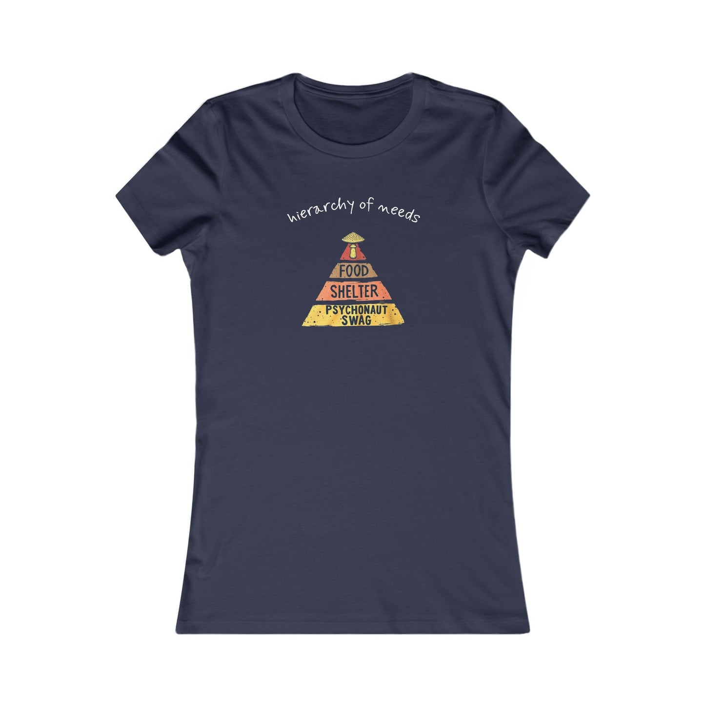 Hierarchy of Needs Design, Casual Wear, Gift for Cool Wifes, Psychology Lovers, Everyday Comfort Shirt - Psychonaut Swag