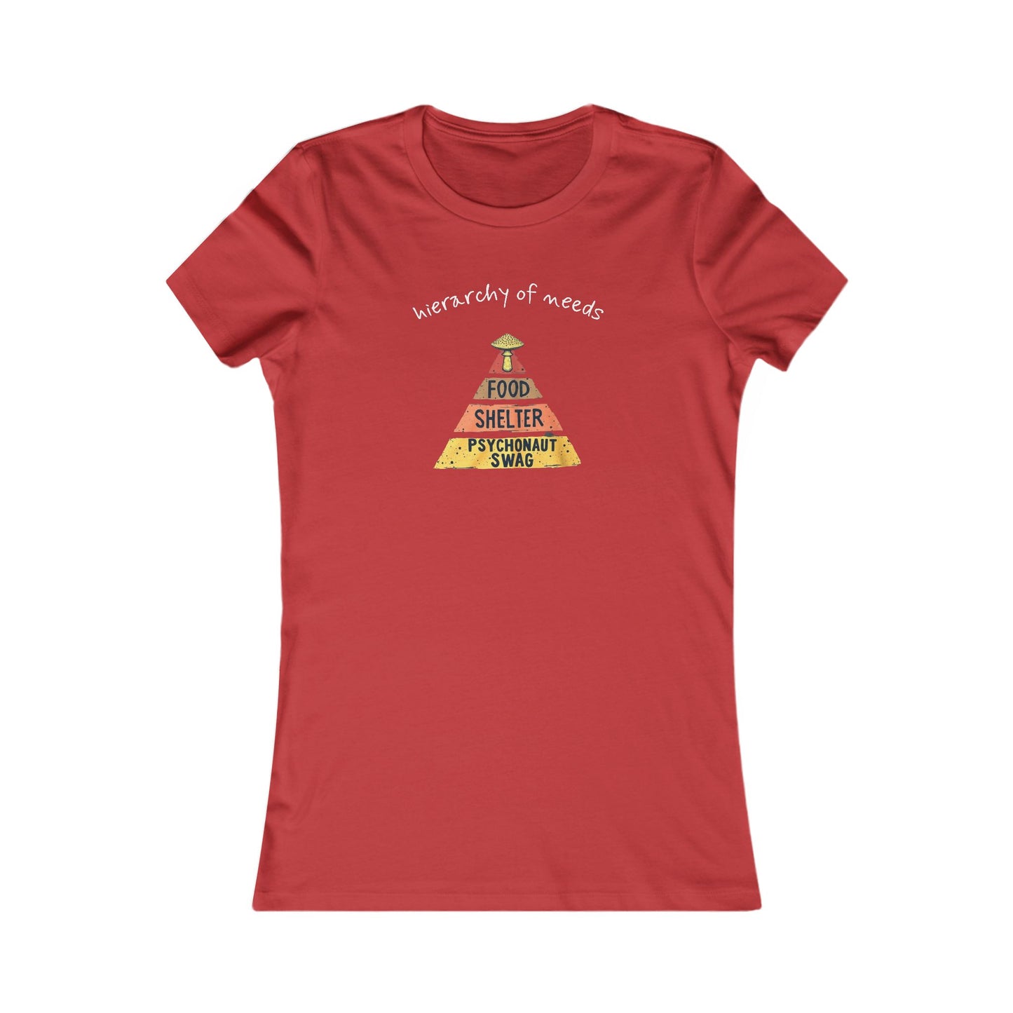 Hierarchy of Needs Design, Casual Wear, Gift for Cool Wifes, Psychology Lovers, Everyday Comfort Shirt - Psychonaut Swag