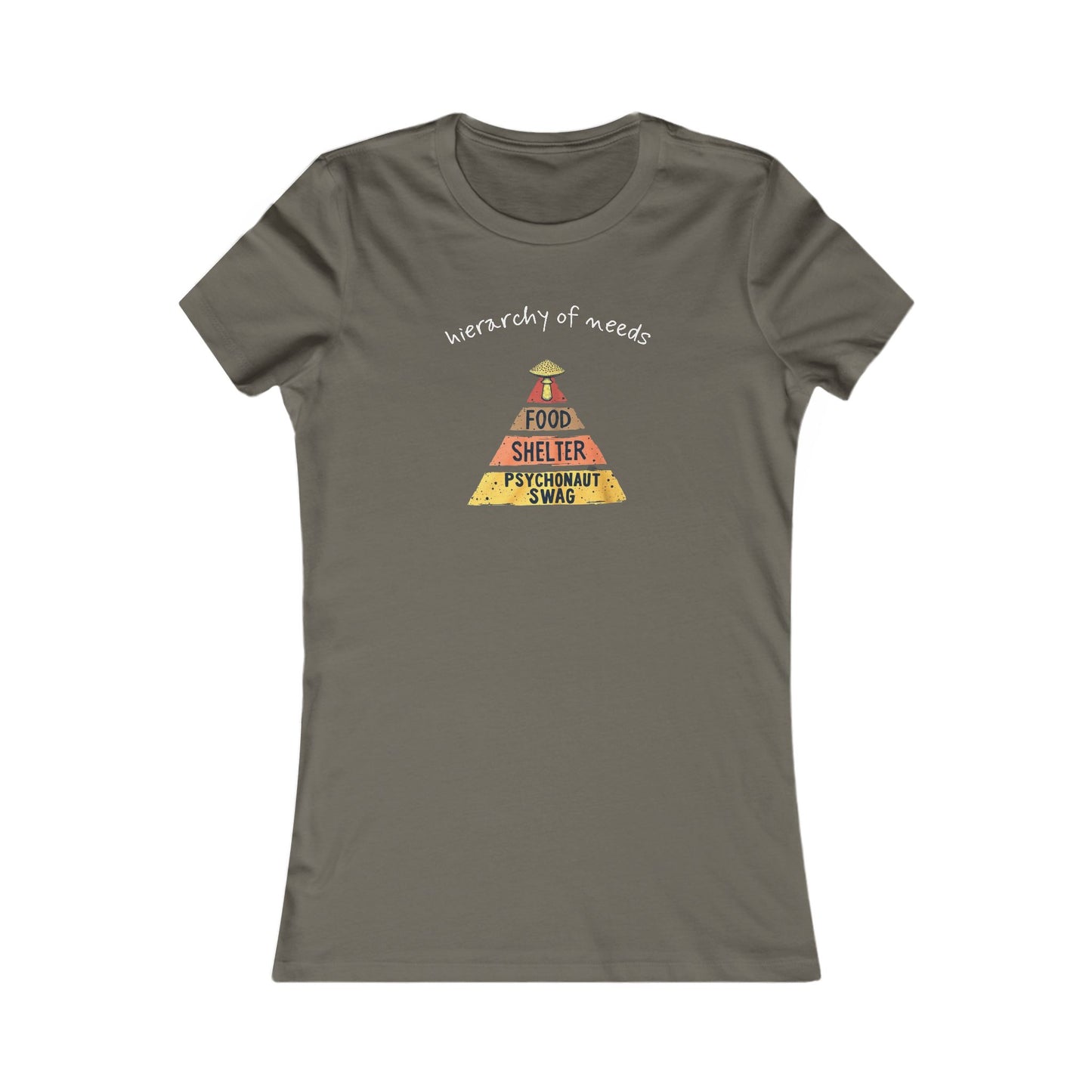 Hierarchy of Needs Design, Casual Wear, Gift for Cool Wifes, Psychology Lovers, Everyday Comfort Shirt - Psychonaut Swag