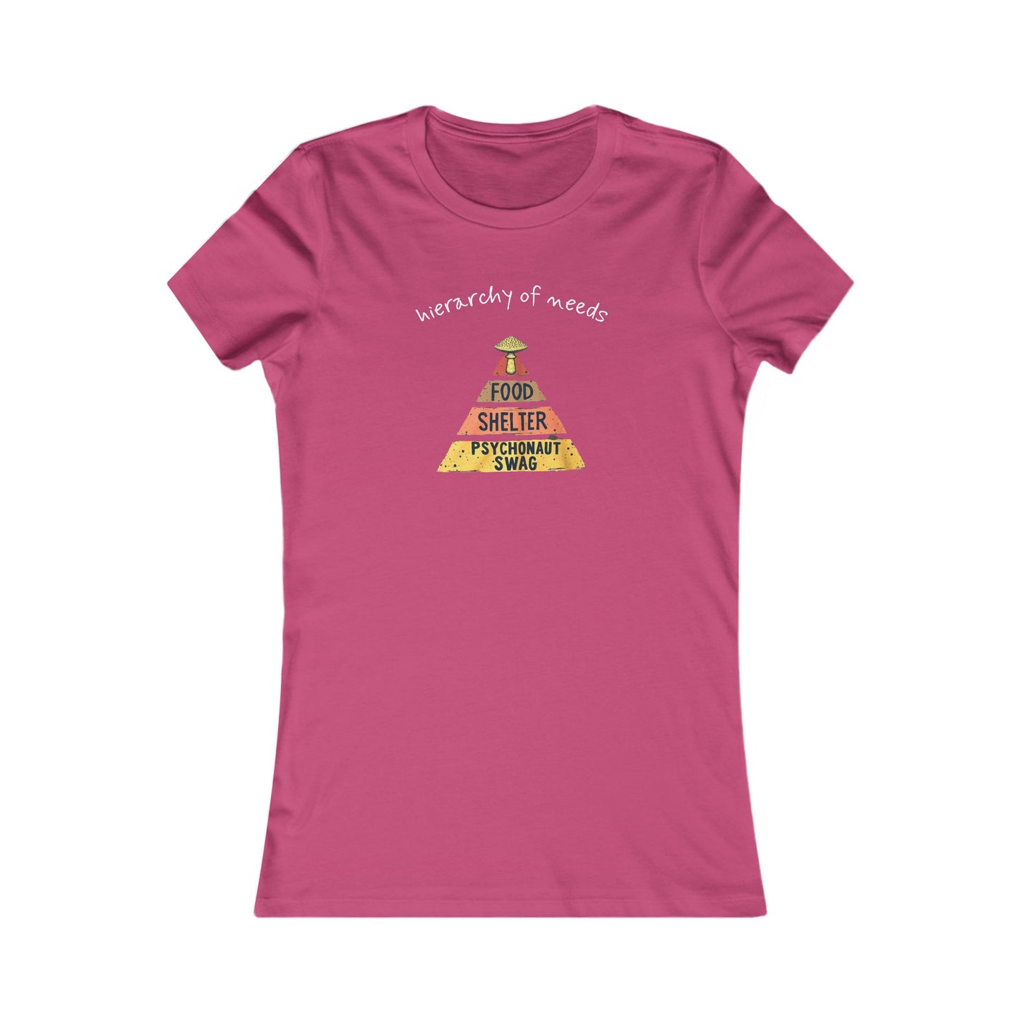 Hierarchy of Needs Design, Casual Wear, Gift for Cool Wifes, Psychology Lovers, Everyday Comfort Shirt - Psychonaut Swag