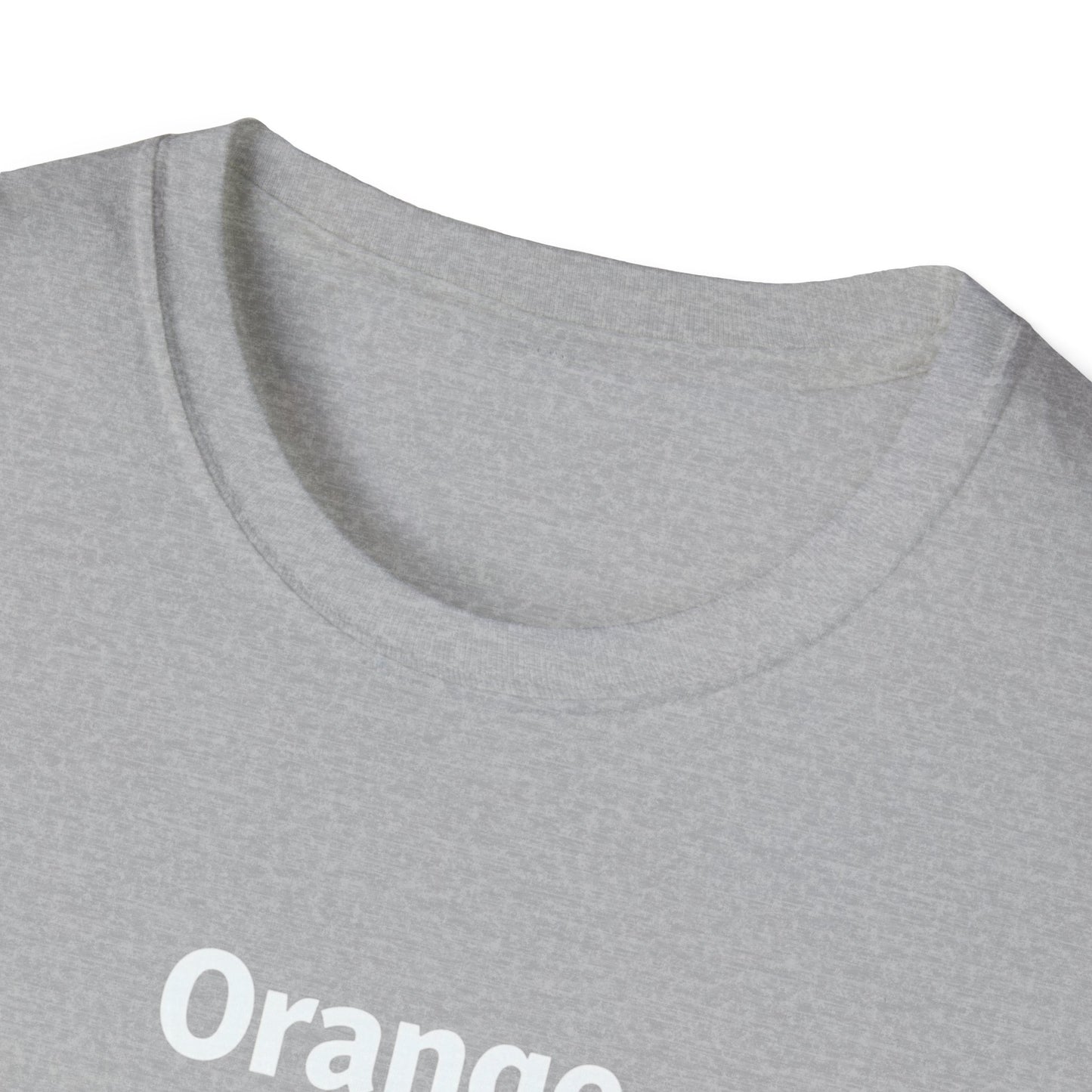 Grateful Orange T-Shirt, Unisex Casual Wear, Thanksgiving Shirt, Fall Vibes Tee, Gift for Friends, Comfortable Everyday Apparel - Psychonaut Swag