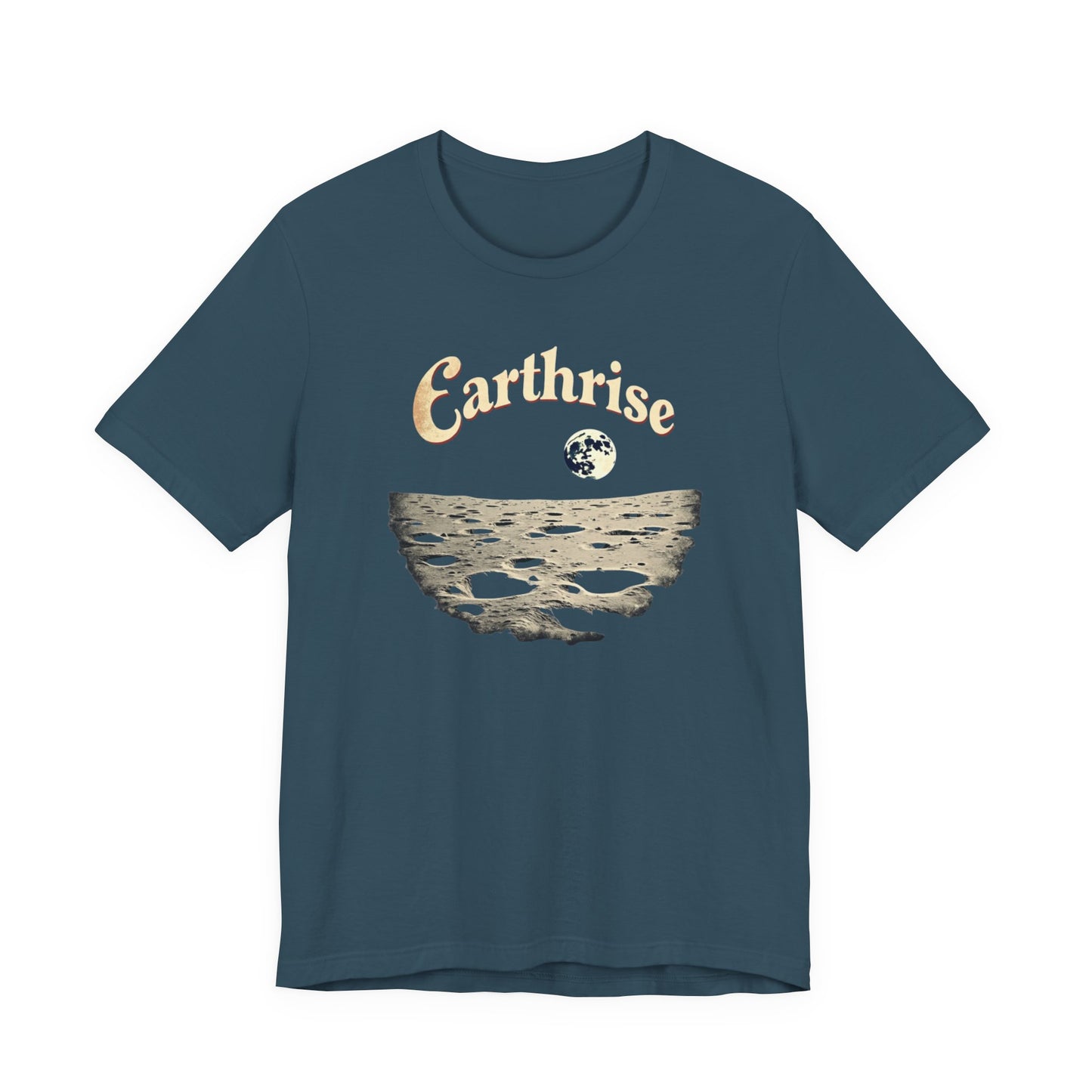 Earthrise Unisex Tee | Vintage Style Graphic Shirt, Eco-Friendly Apparel, Gift for Nature Lovers, Casual Wear, Astronomy Gift