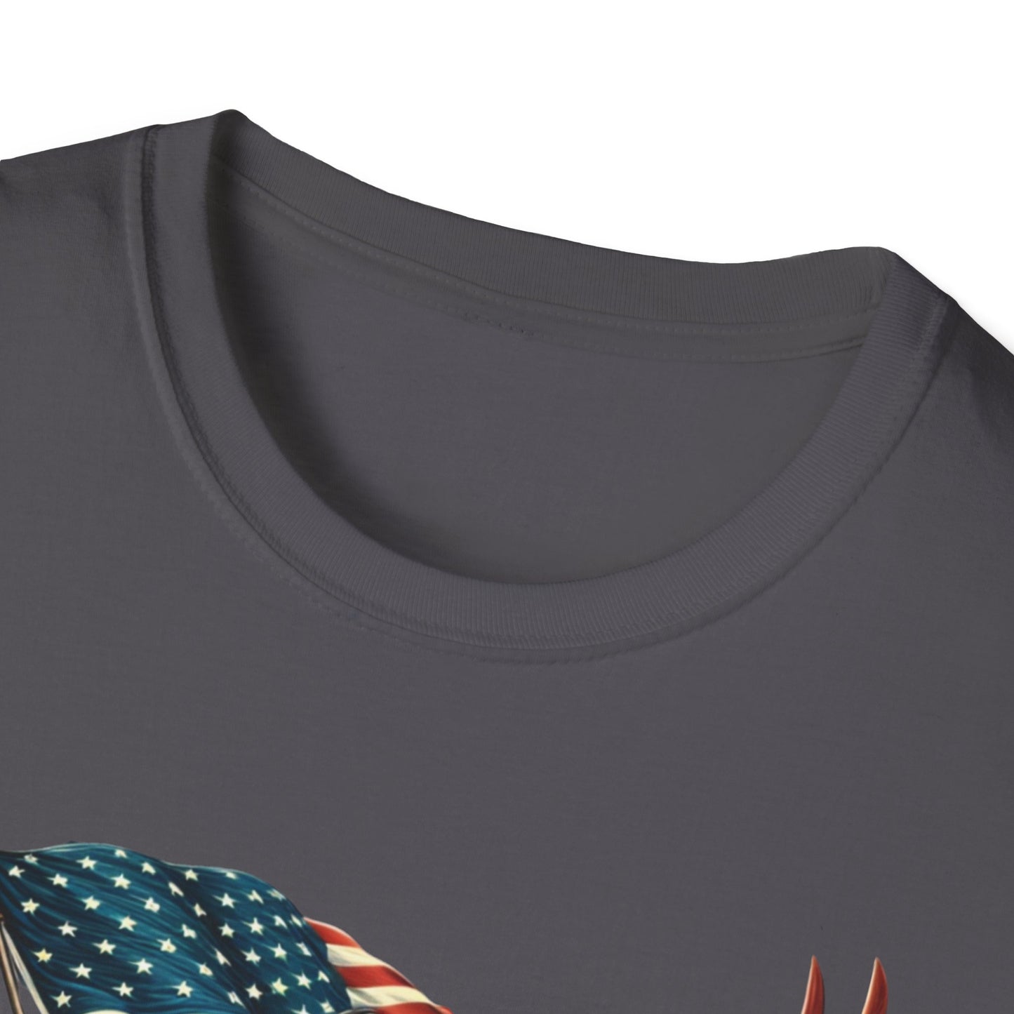 Patriot Riding Eagle, Graphic Tee - Unisex T-Shirt, Eagle Design, 4th of July Shirt, Independence Day Apparel, Festival Wear, Gift for Patriots - Psychonaut Swag