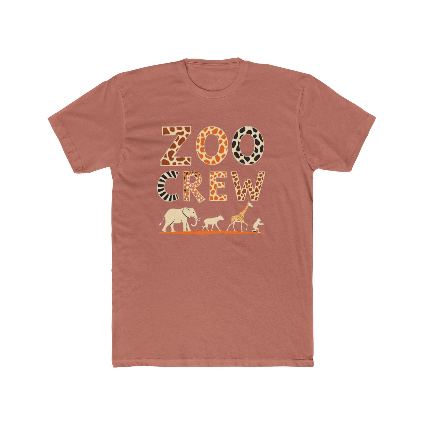 Zoo Crew Unisex Cotton Crew Tee, Animal Shirt, Wildlife Apparel, Zoo Membership Gift, Family Outing Tee, Fun Educational Outfits - Psychonaut Swag