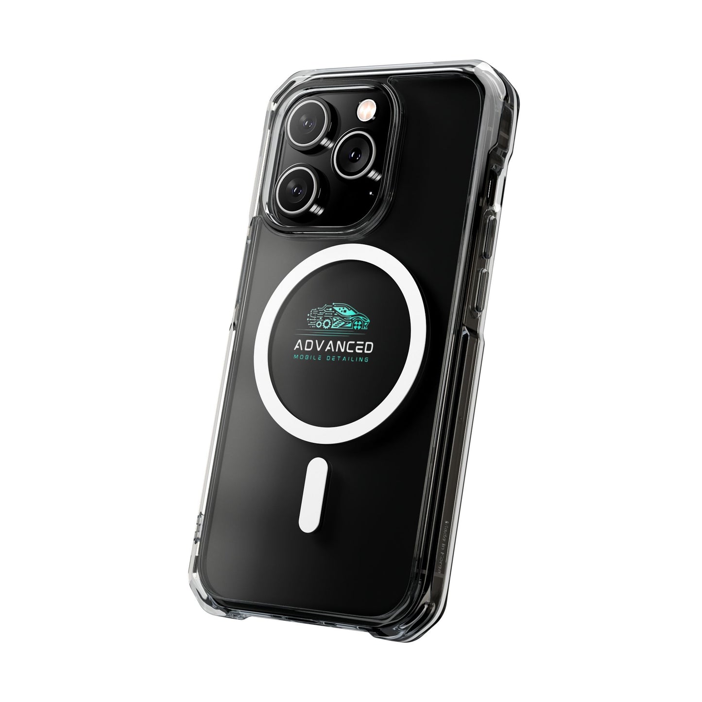 Advanced Mobile Detailing, Phone Case for Car Enthusiasts, Clear Protective Shell, Advanced Mobile Detailing, Customizable Gift, Stylish Phone Accessory