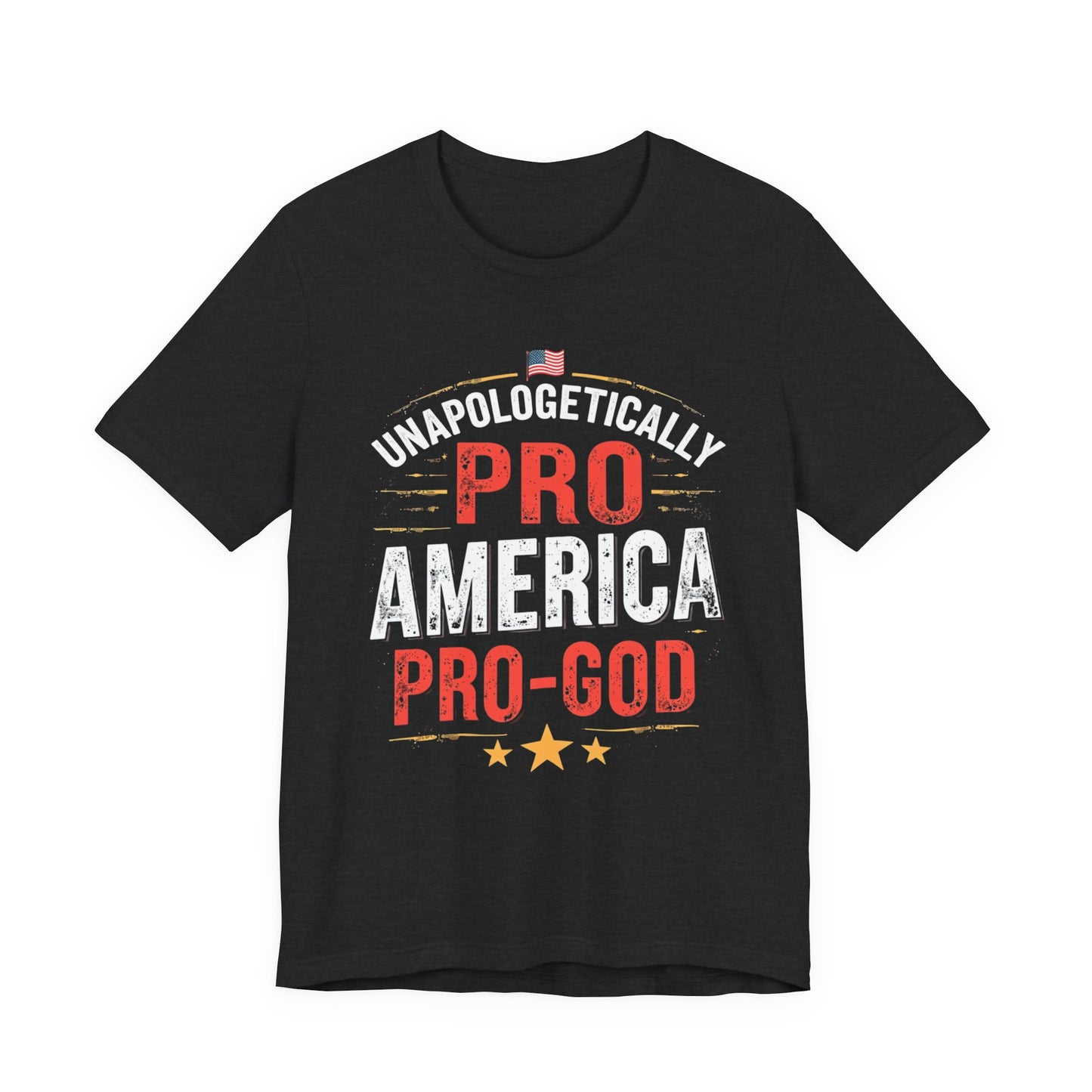 Pro-America Pro-God Tee - Patriotic Jersey T-Shirt - Psychonaut Swag