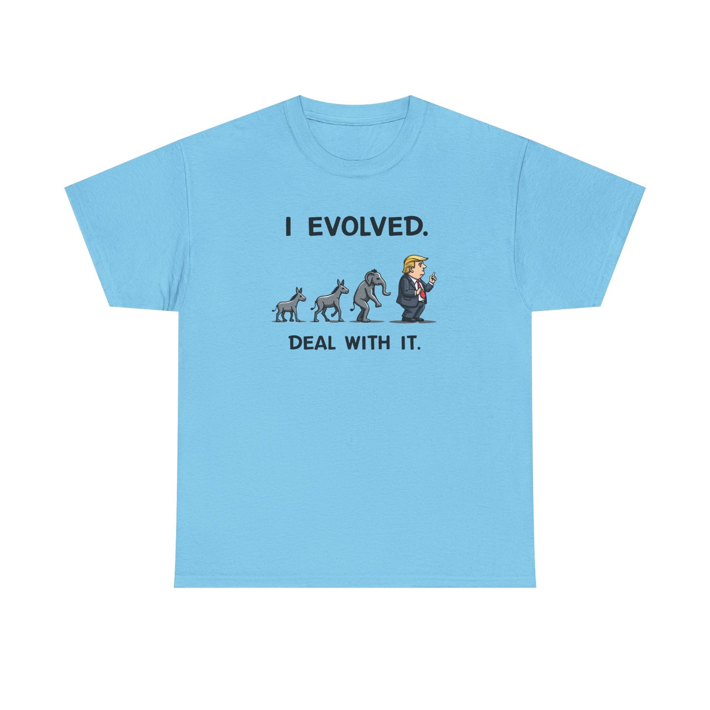 I Evolved, political humor, Funny Unisex T-Shirt, Gift for Dog Lovers, Casual Wear, Statement Shirt - Psychonaut Swag