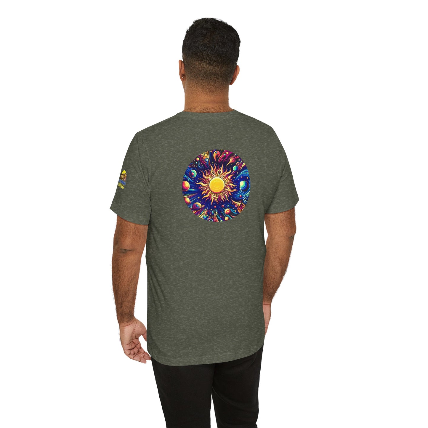 Psychonaut Staple solar system, Unisex Jersey Short Sleeve Tee