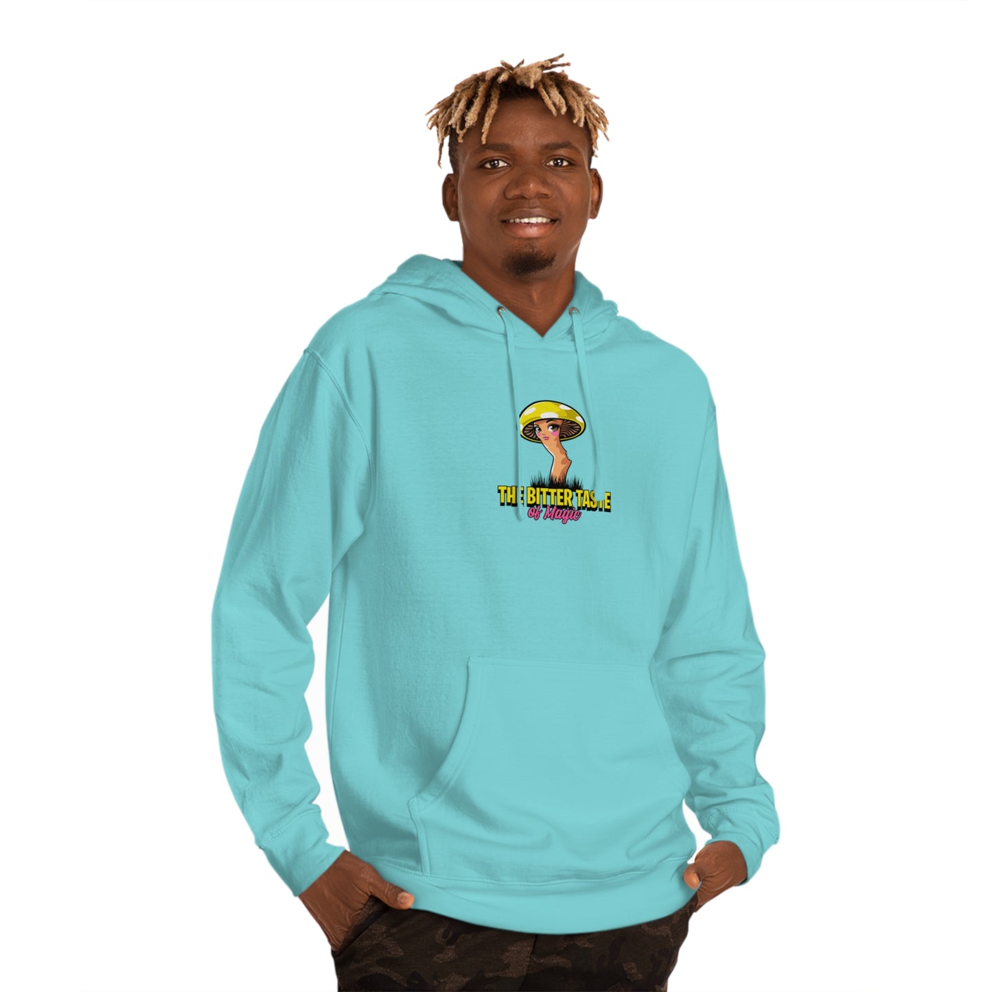 Hooded Sweatshirt: Bite Back Shroom Design - Psychonaut Swag