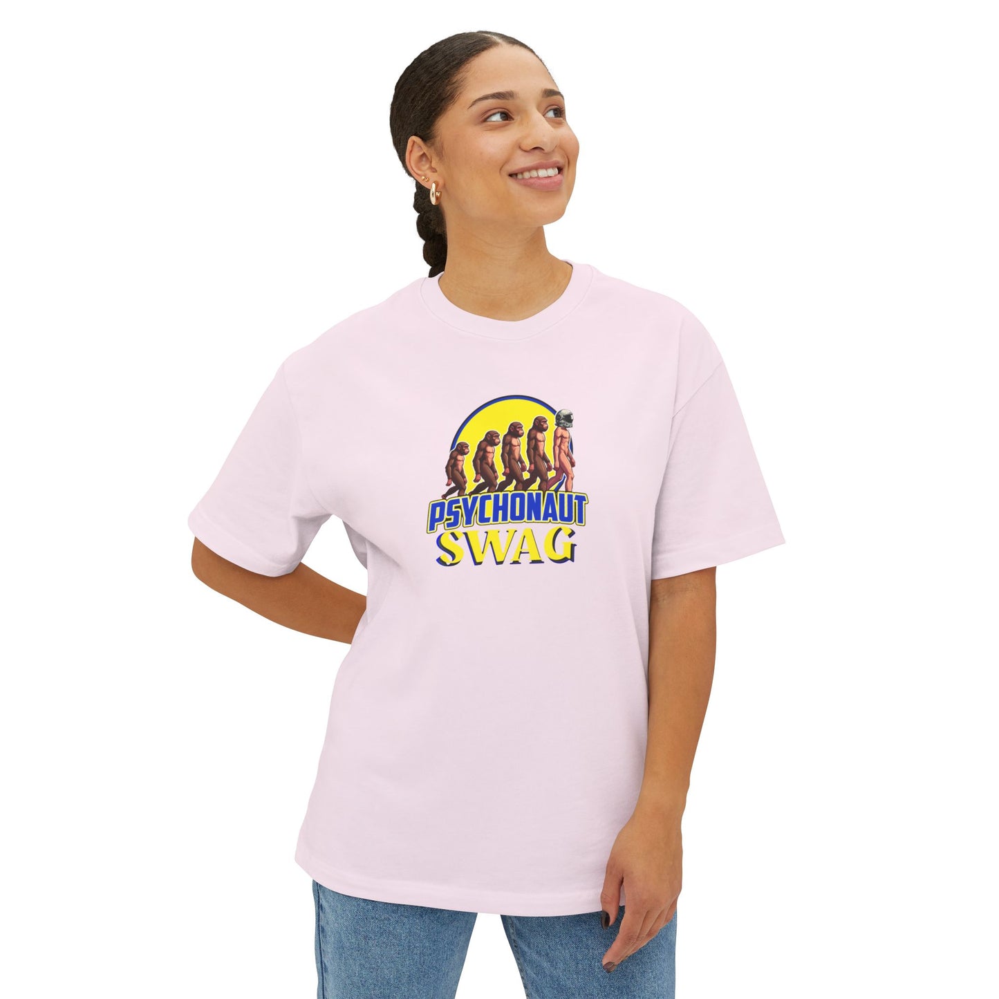 Psychonaut swag, small biz, Boxy Tee, Oversized Tee, Unisex T-Shirt, Casual Wear, Gift for Gamers, Streetwear Fashion, Summer Style