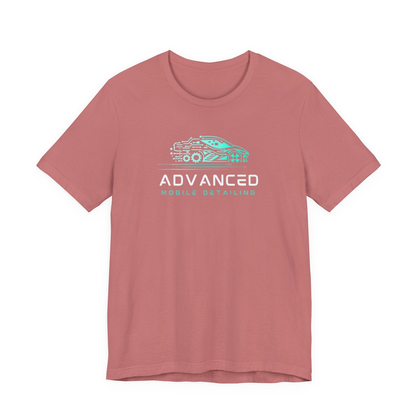 Advanced Mobile Detailing, Super soft style, Unisex Tee, Car Enthusiast Shirt, Automotive Gift, Stylish Car Wash Tee, Perfect for Mechanics, Birthday or Holiday Gift