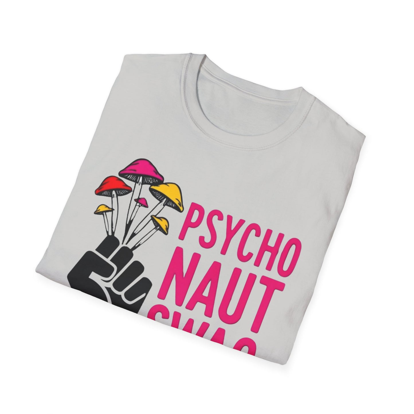 Psychonaut Swag Handful, T-Shirt, Unisex Graphic Tee, Gift for Psychedelic Lovers, Trendy Softstyle Shirt, Creative Fashion Statement, Cool Casual Wear - Psychonaut Swag