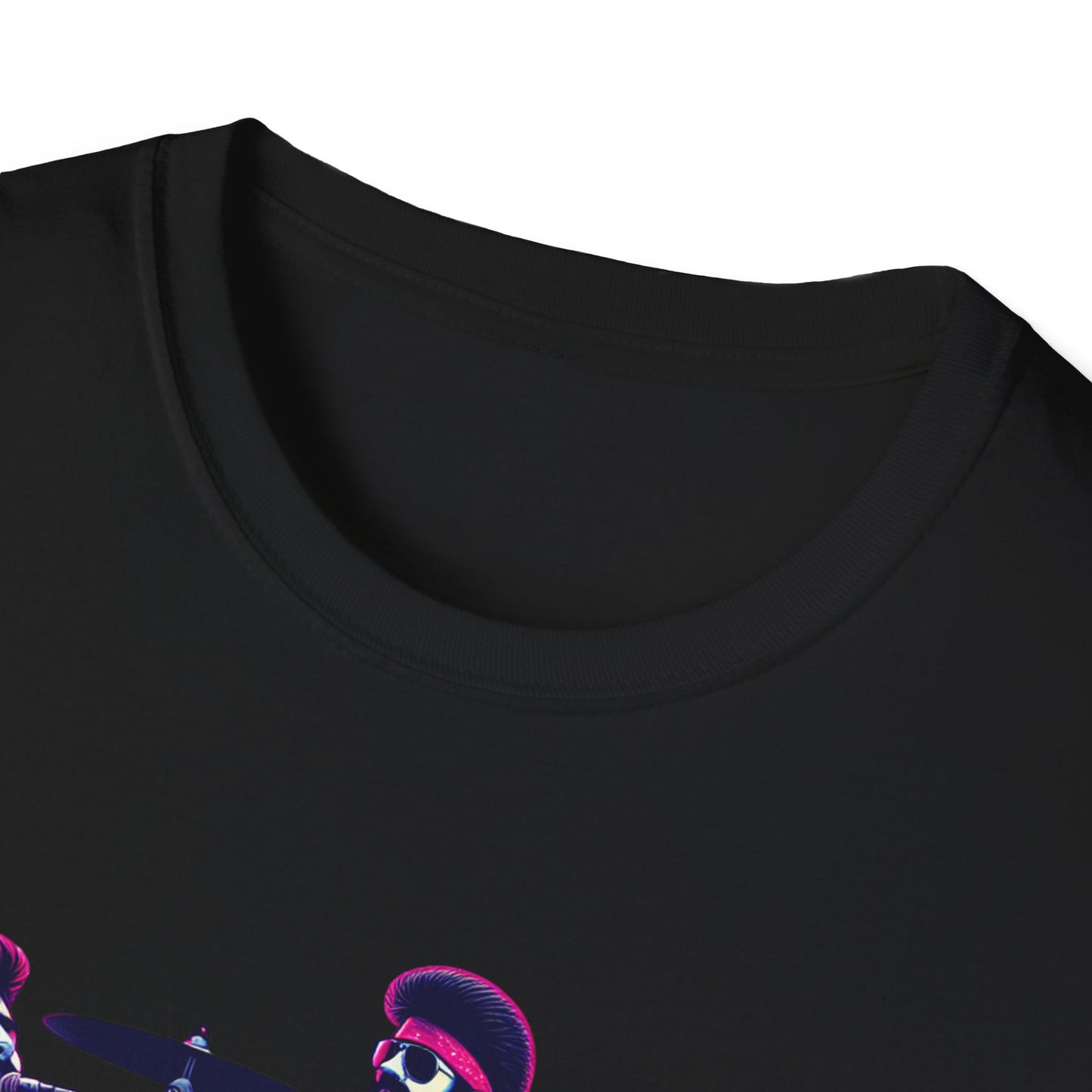 The Kentucky Waterfall, Retro Music Band Unisex Softstyle T-Shirt - Perfect for Concerts and Festivals - Psychonaut Swag