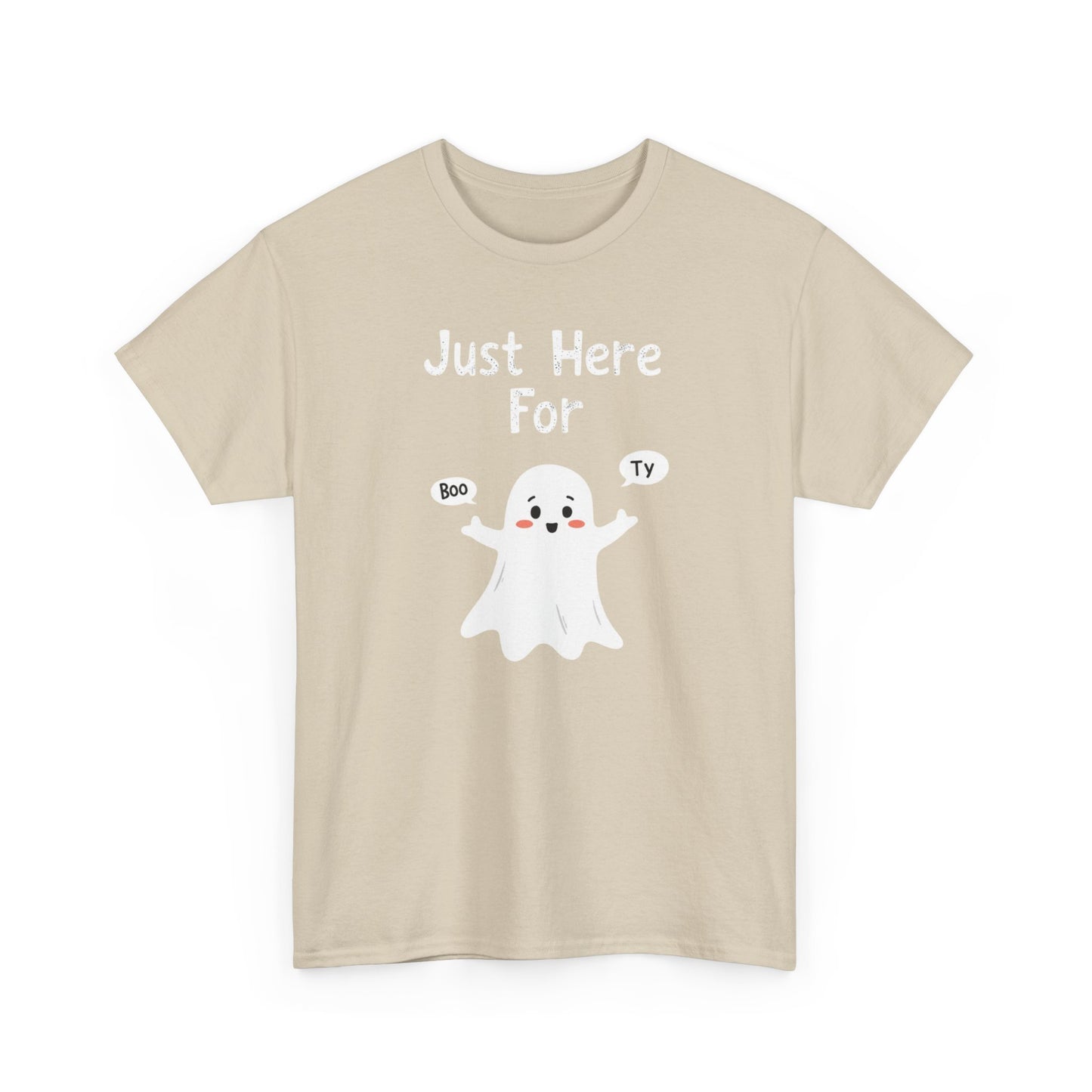 Cute Boo, Unisex Heavy Cotton Tee - Perfect for Self-Love, Gift, Casual Wear, Birthdays, or Relaxation