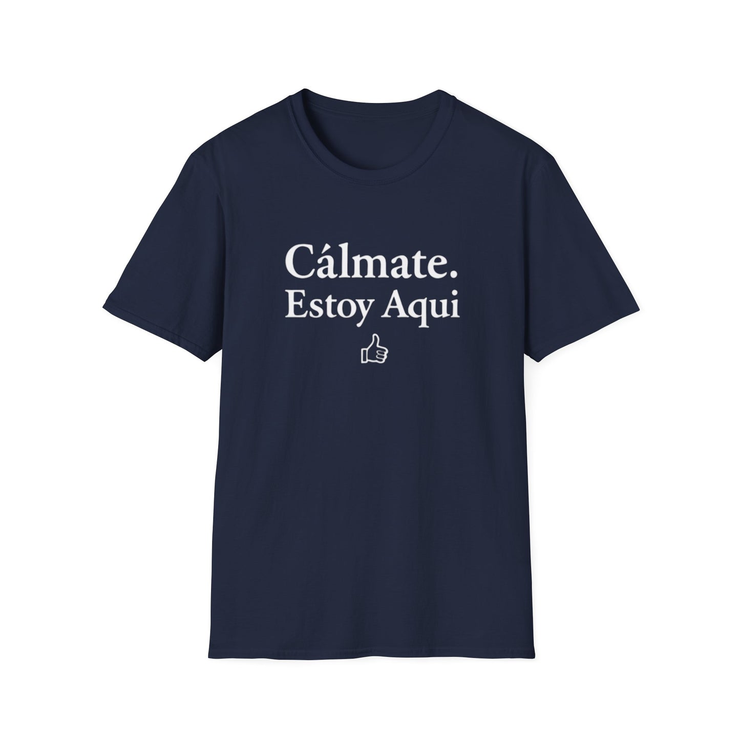 Calm down I’m here, Affirmation Unisex T-Shirt, Relax Shirt, Mindfulness Tee, Casual Wear, Gift for Yoga Lovers, Self-Care Reminder - Psychonaut Swag