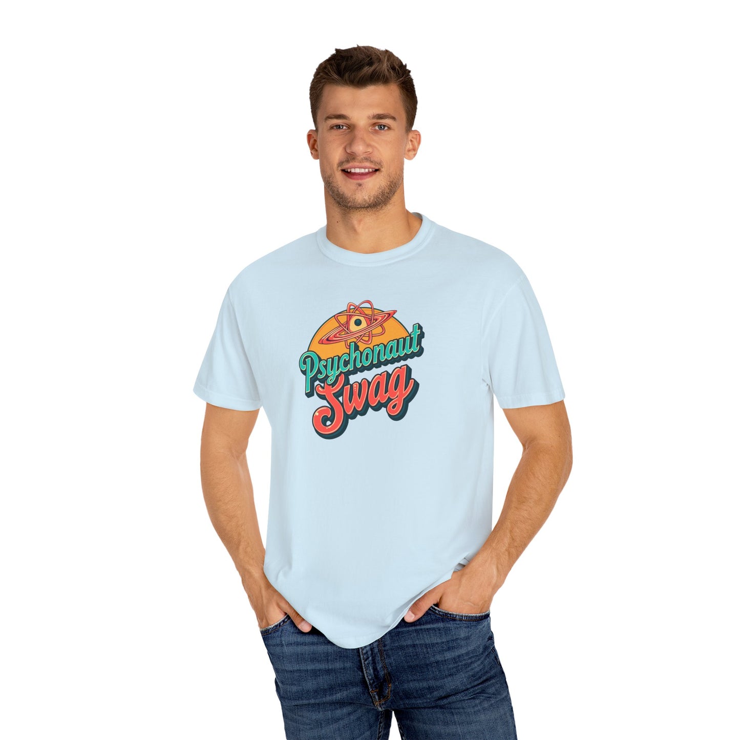 Psychonaut Swag, Atom tee shirt, Psychedelic T-Shirt | Retro Psychonaut Swag Tee | Unique Gift for Festival Lovers, Casual Wear, Art Enthusiasts, Unisex Apparel - Psychonaut Swag