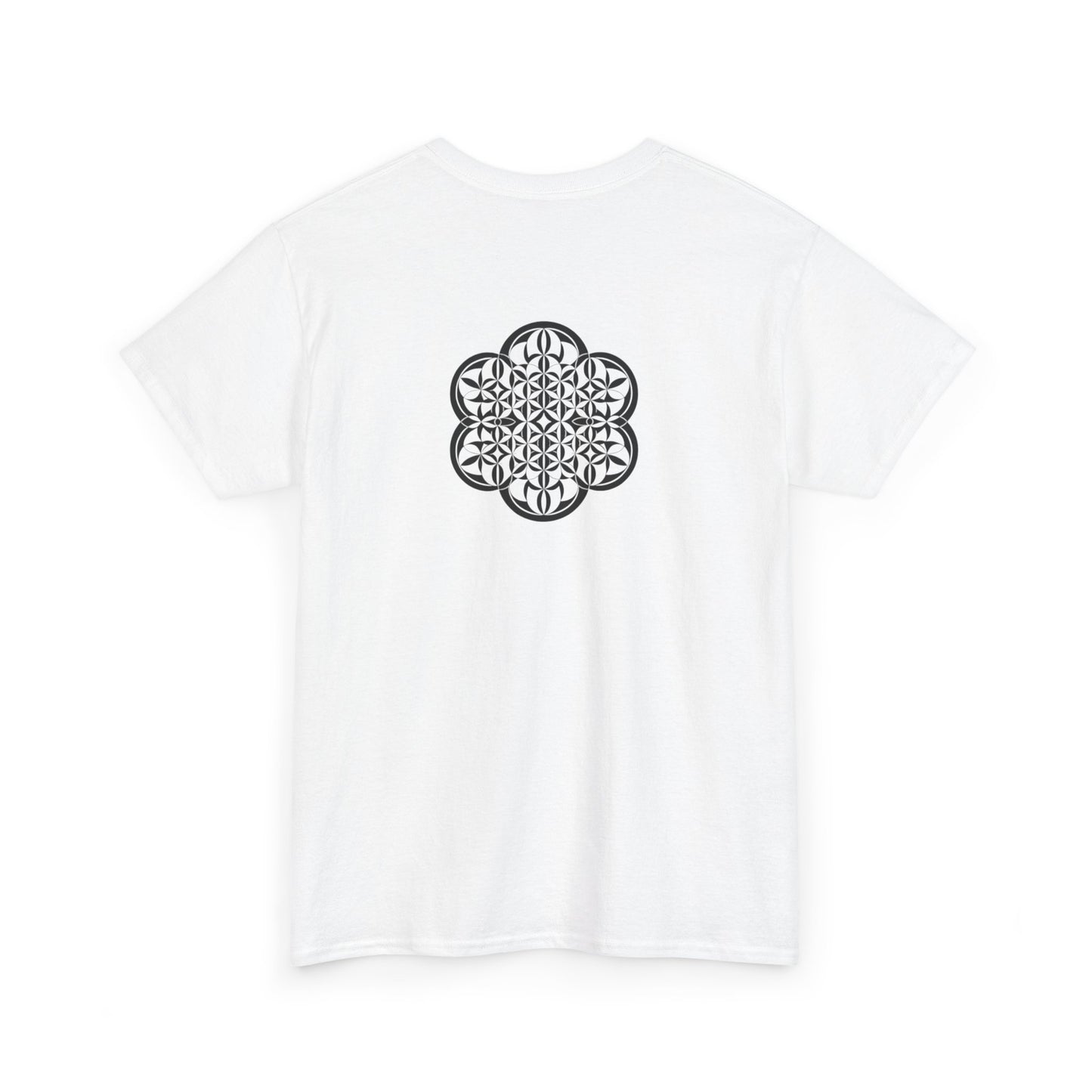 Psychonaut Staple, Flower of life, Unisex Heavy Cotton Tee - Psychonaut Swag