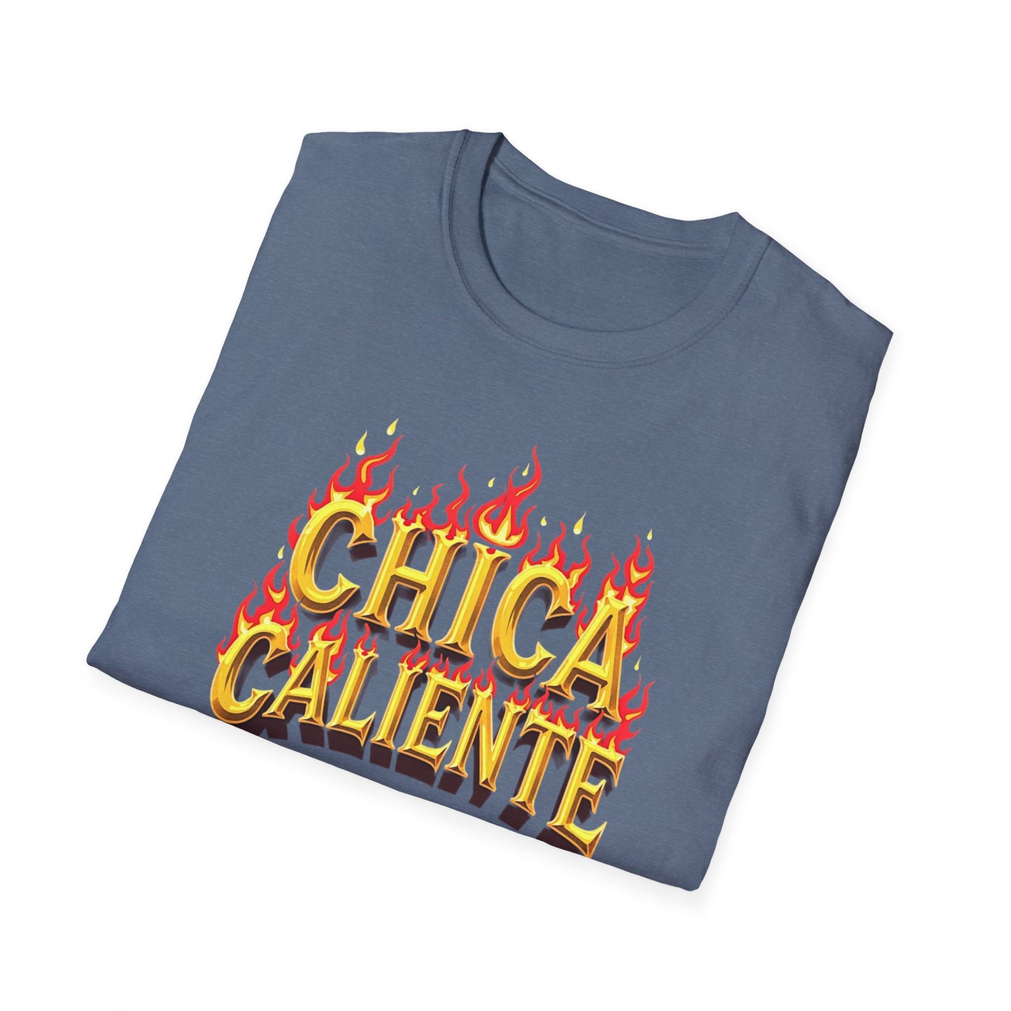 Hot Chick, Flame T-Shirt, Trendy Graphic Tee, Chica Caliente Shirt, Gift for Her, Summer Fashion, Casual Style - Psychonaut Swag