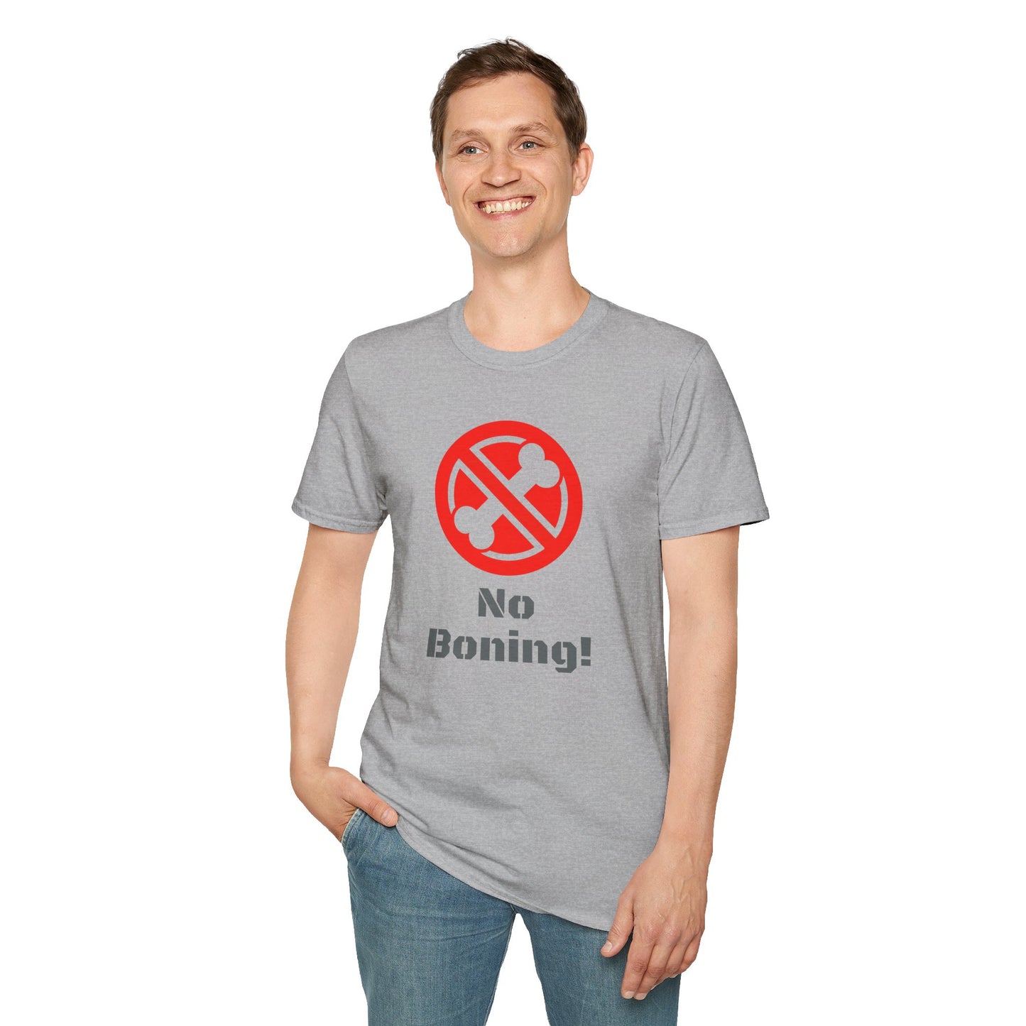 No Boning, Unisex Softstyle T-Shirt - Psychonaut Swag