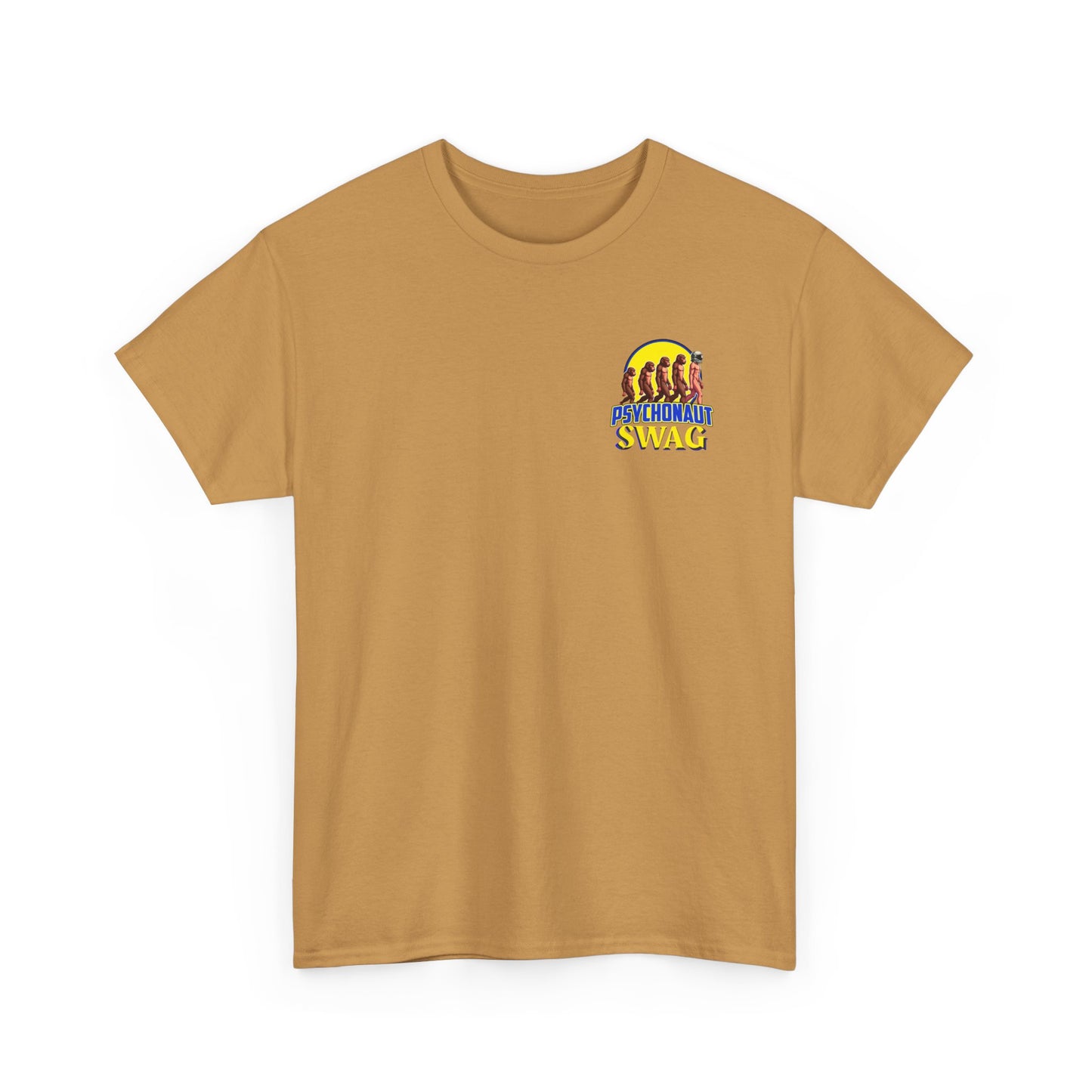 Colorful Retro Style Unisex Heavy Cotton Tee, Graphic Tee, Casual Wear, Gift Idea, Summer Fashion, Festival Outfit - Psychonaut Swag