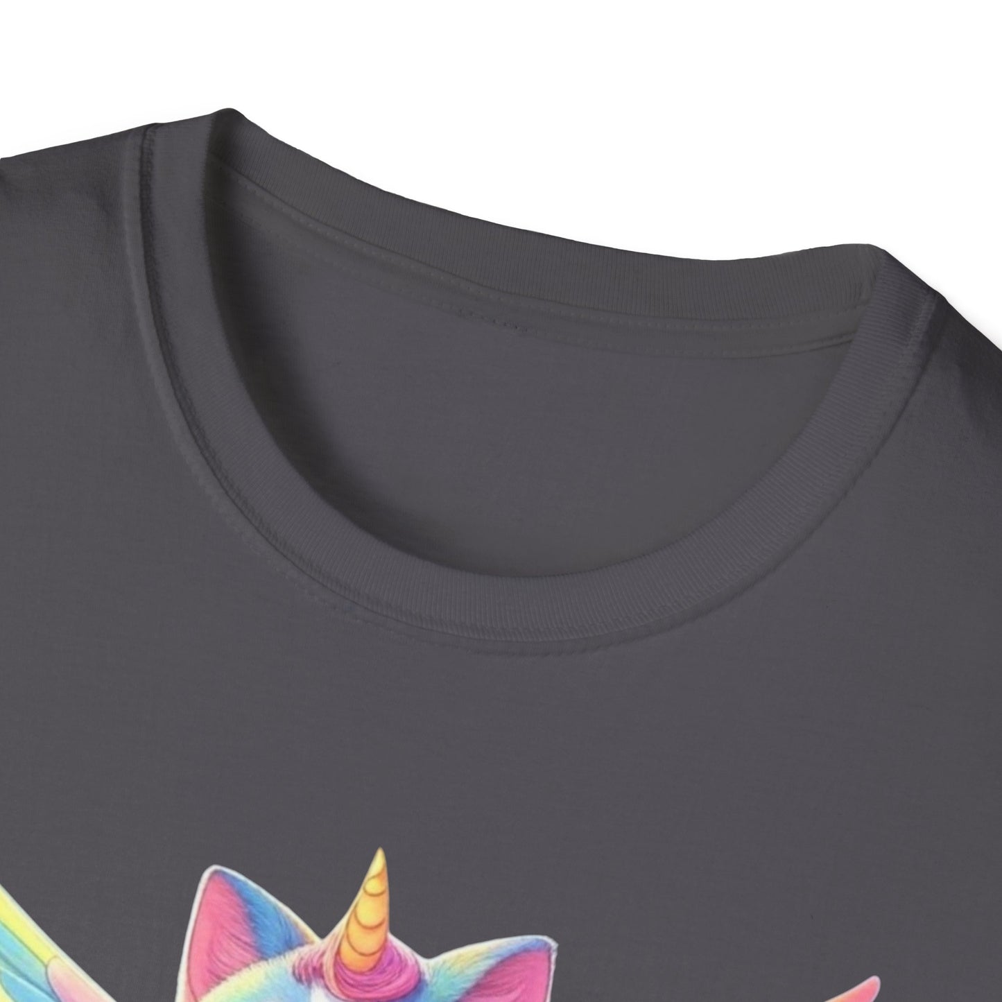 Flying Catacorn, T-Shirt - Cute Flying Feline Unicorn Design - Psychonaut Swag