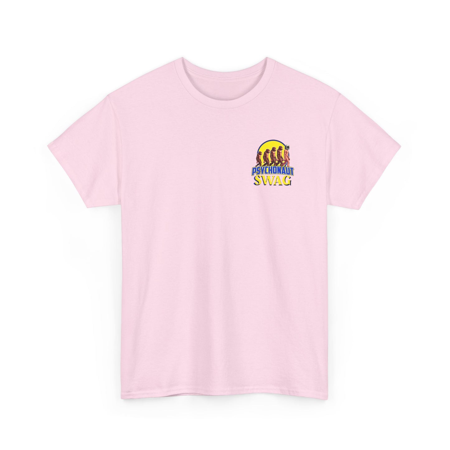 Colorful Retro Style Unisex Heavy Cotton Tee, Graphic Tee, Casual Wear, Gift Idea, Summer Fashion, Festival Outfit - Psychonaut Swag