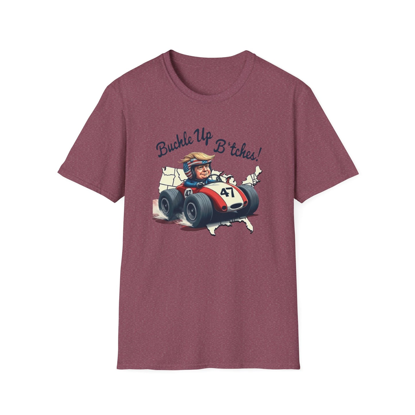 Buckle Up B*tches Unisex T-Shirt, Funny Graphic Tee, Racing Enthusiast Gift, Casual Wear, Birthday Apparel - Psychonaut Swag