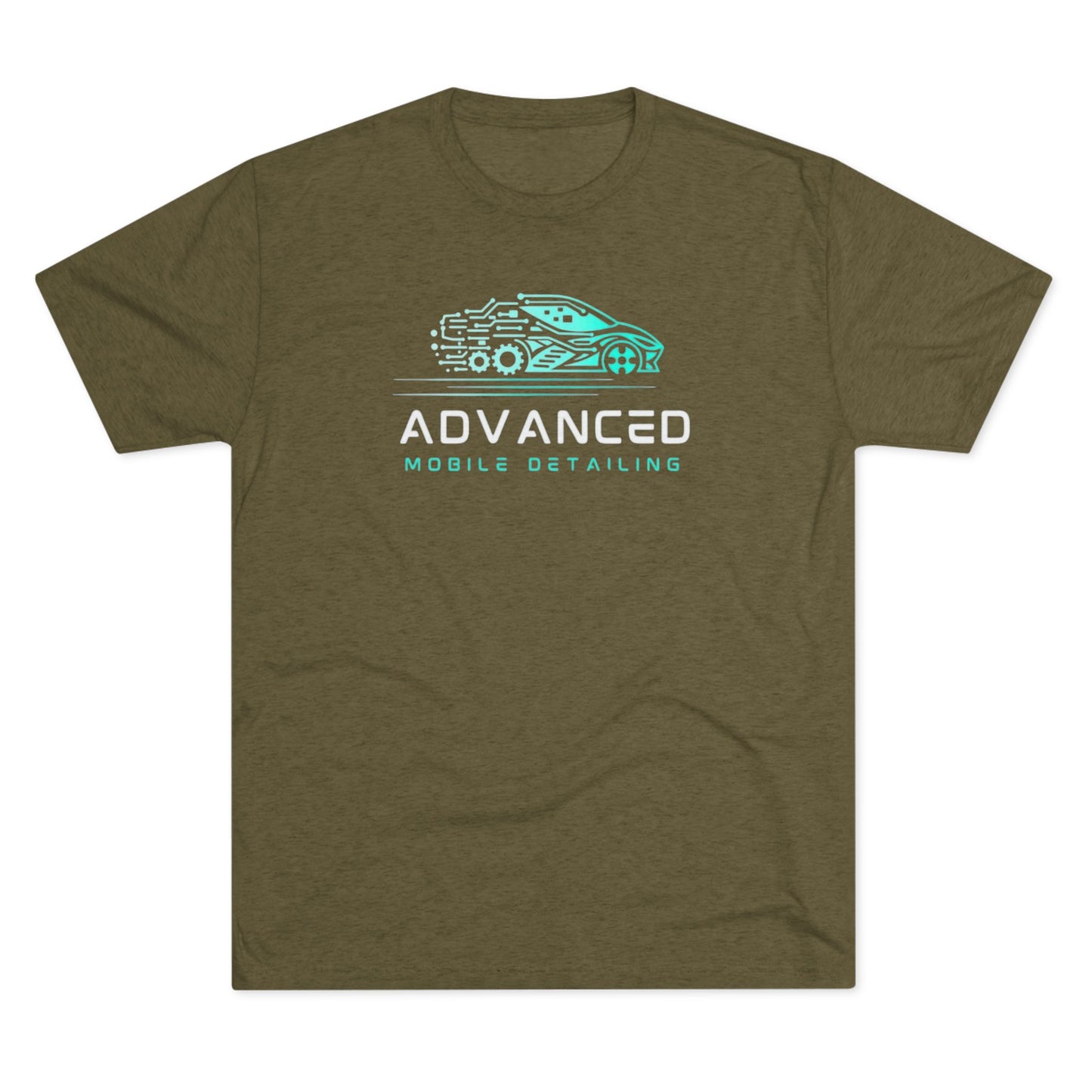 Advanced Mobile Detailing, Tri-blend, Tee | Car Enthusiast T-Shirt, Custom Auto Care Shirt, Gift for Car Lovers, Unique Vehicle Detailing Apparel