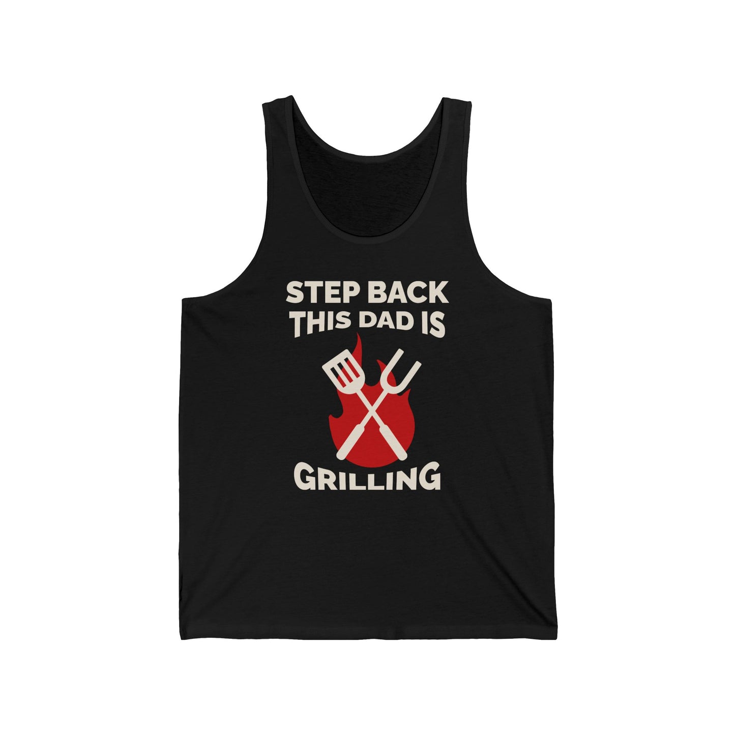 Tank Top - Dad's Best Way to Show Them Guns Grill Out in the Sun - Psychonaut Swag