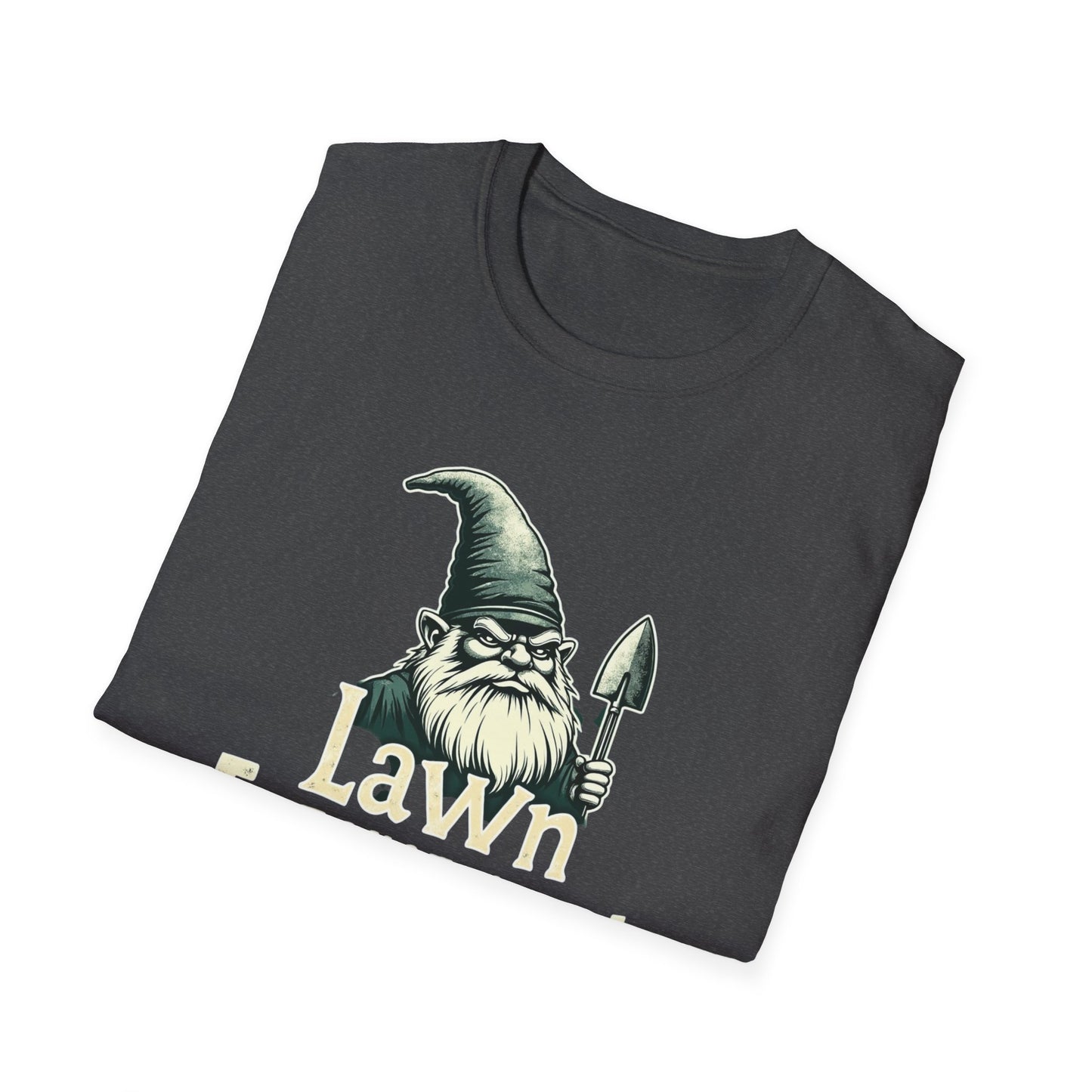Whimsical Gnome Lawn Enforcement Unisex T-Shirt, Funny Gift for Men, Unique Humor Tee, Cozy Casual Wear, Perfect for Birthdays & Celebrations - Psychonaut Swag