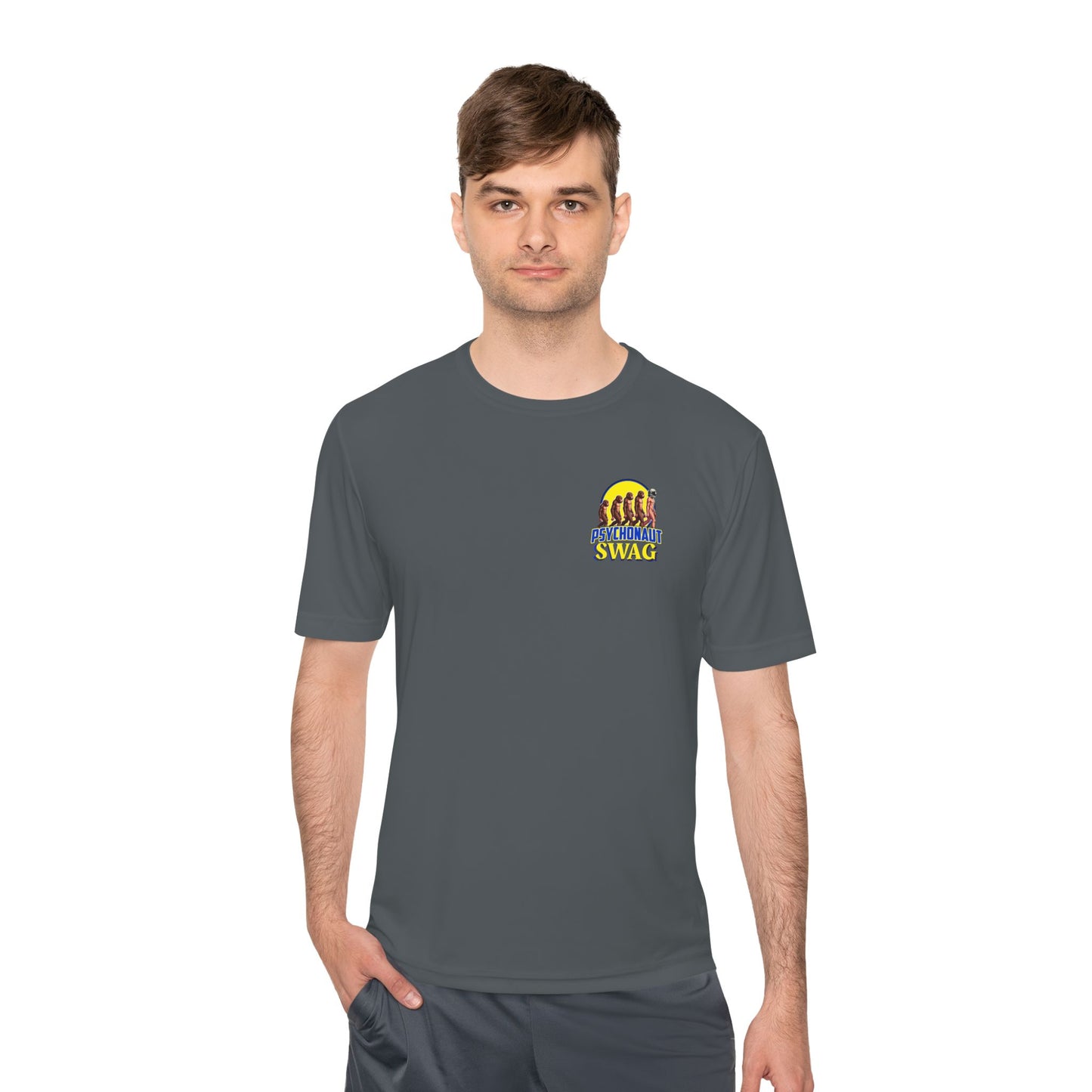 Psychonaut Swag, Small Biz, Unisex Moisture Wicking Tee, Workout Shirt, Gift for Car Enthusiasts, Casual Wear, Summer Activewear