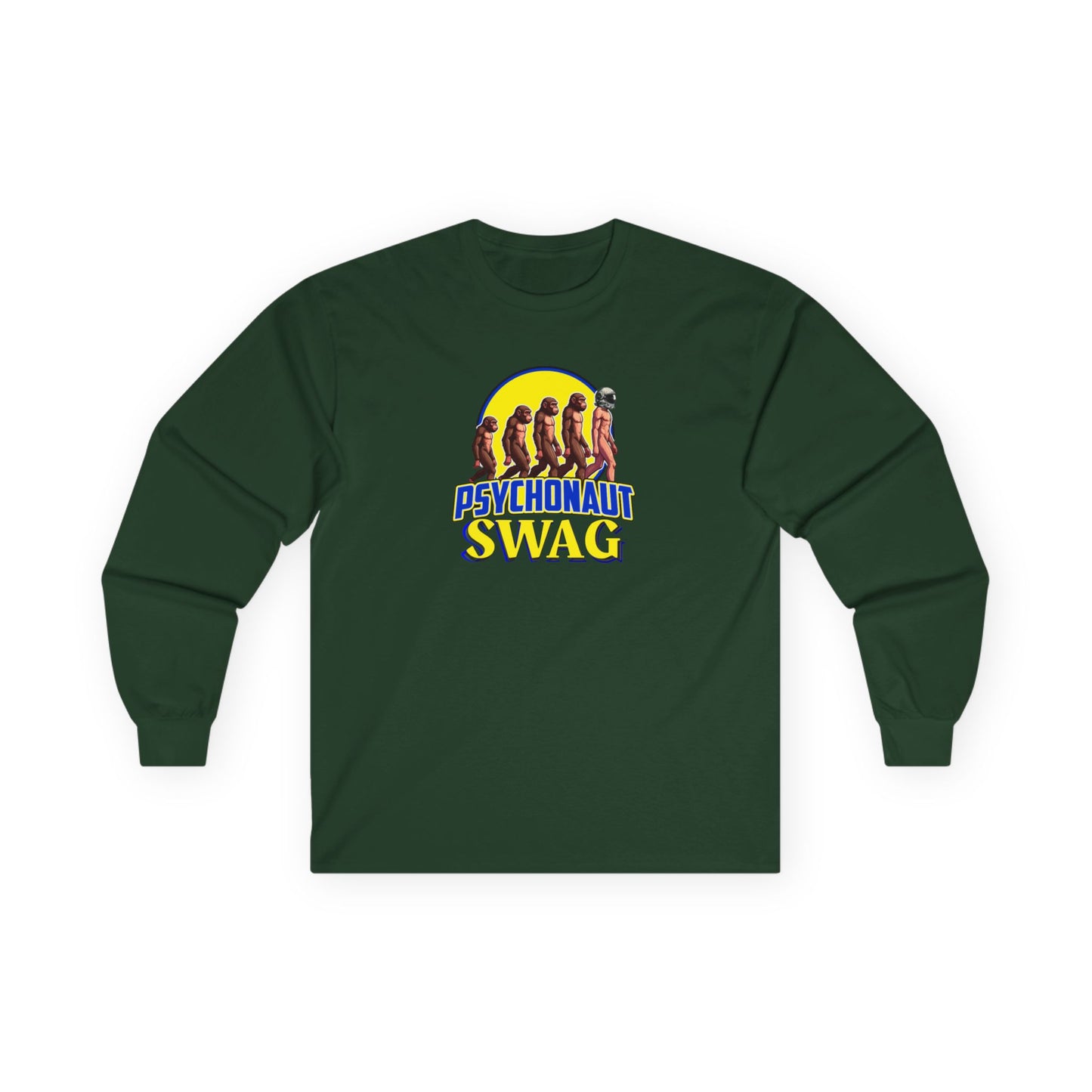 Psychonaut swag, small biz Long Sleeve Tee - Unisex Cotton Shirt for Festival Vibes, Casual Wear, Gift for Music Lovers, Streetwear, Retro Style