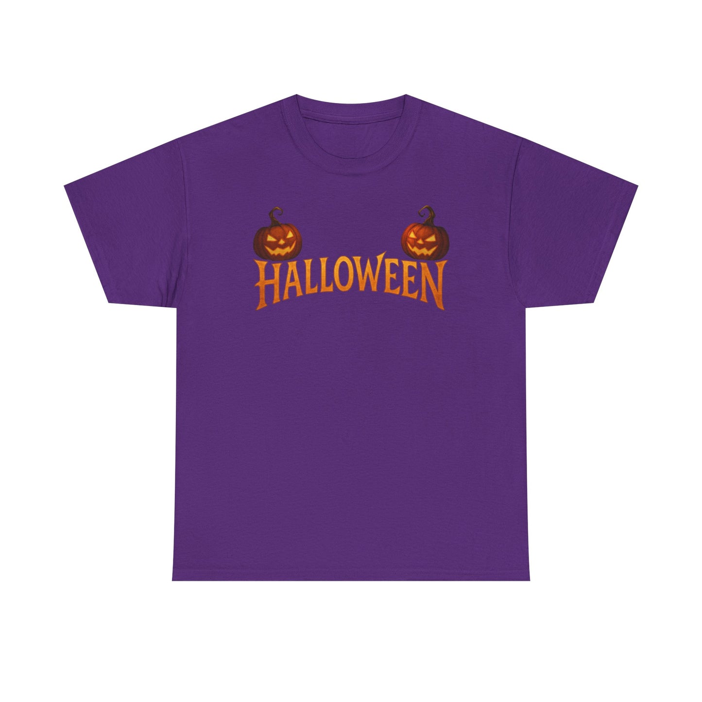 Halloween Pumpkin Graphic Tee, Unisex Cotton T-Shirt, Fall Fashion, Halloween Costume, Trick or Treat Shirt