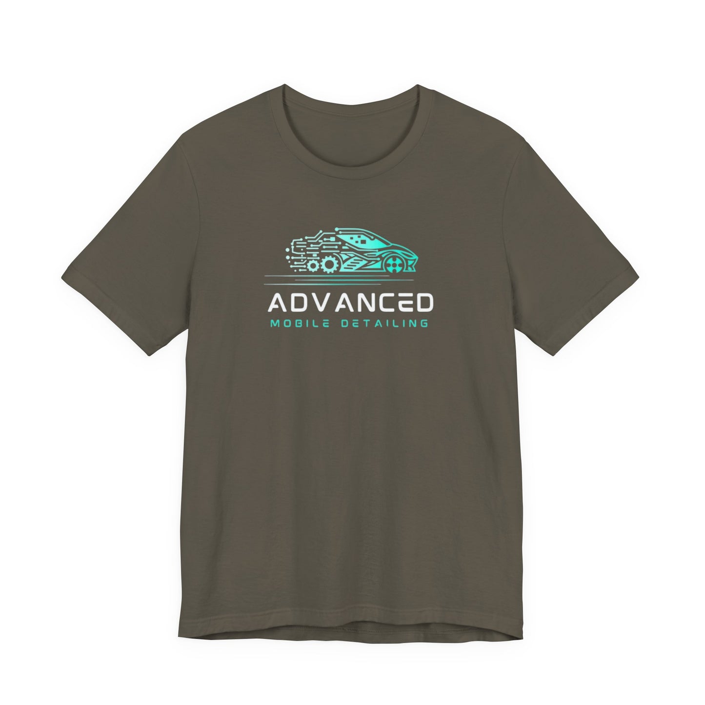 Advanced Mobile Detailing, Super soft style, Unisex Tee, Car Enthusiast Shirt, Automotive Gift, Stylish Car Wash Tee, Perfect for Mechanics, Birthday or Holiday Gift