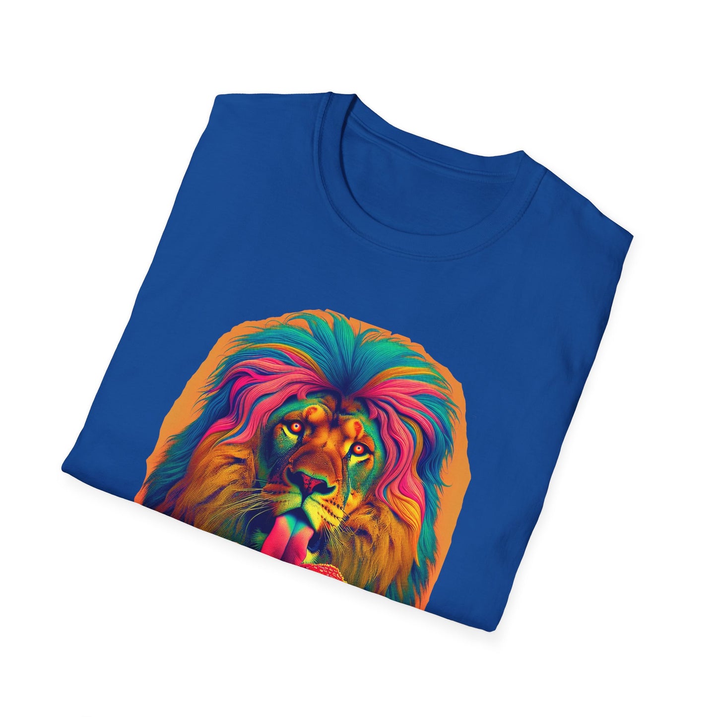 Lion Lick, Mushroom tee, Unisex T-Shirt - Psychonaut Swag