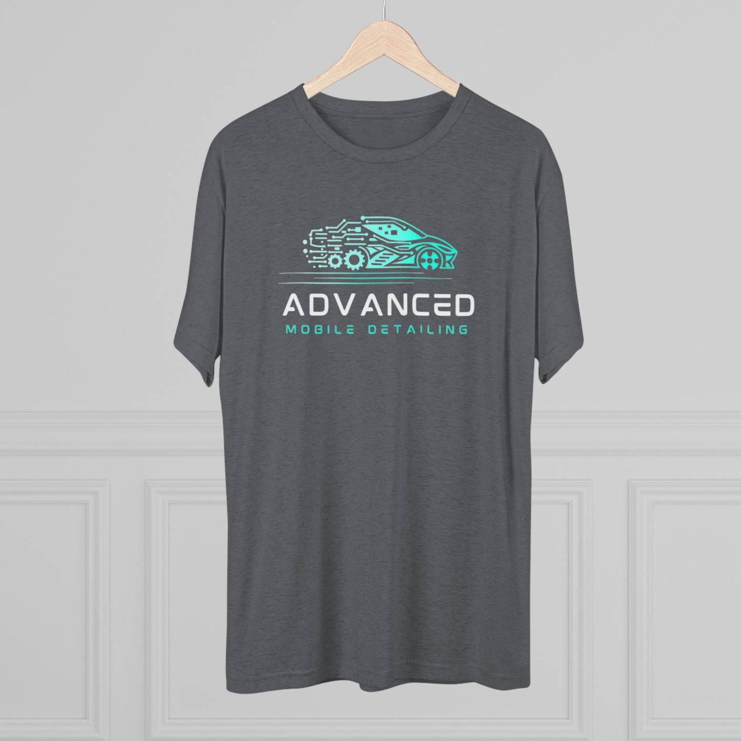 Advanced Mobile Detailing, Tri-blend, Tee | Car Enthusiast T-Shirt, Custom Auto Care Shirt, Gift for Car Lovers, Unique Vehicle Detailing Apparel