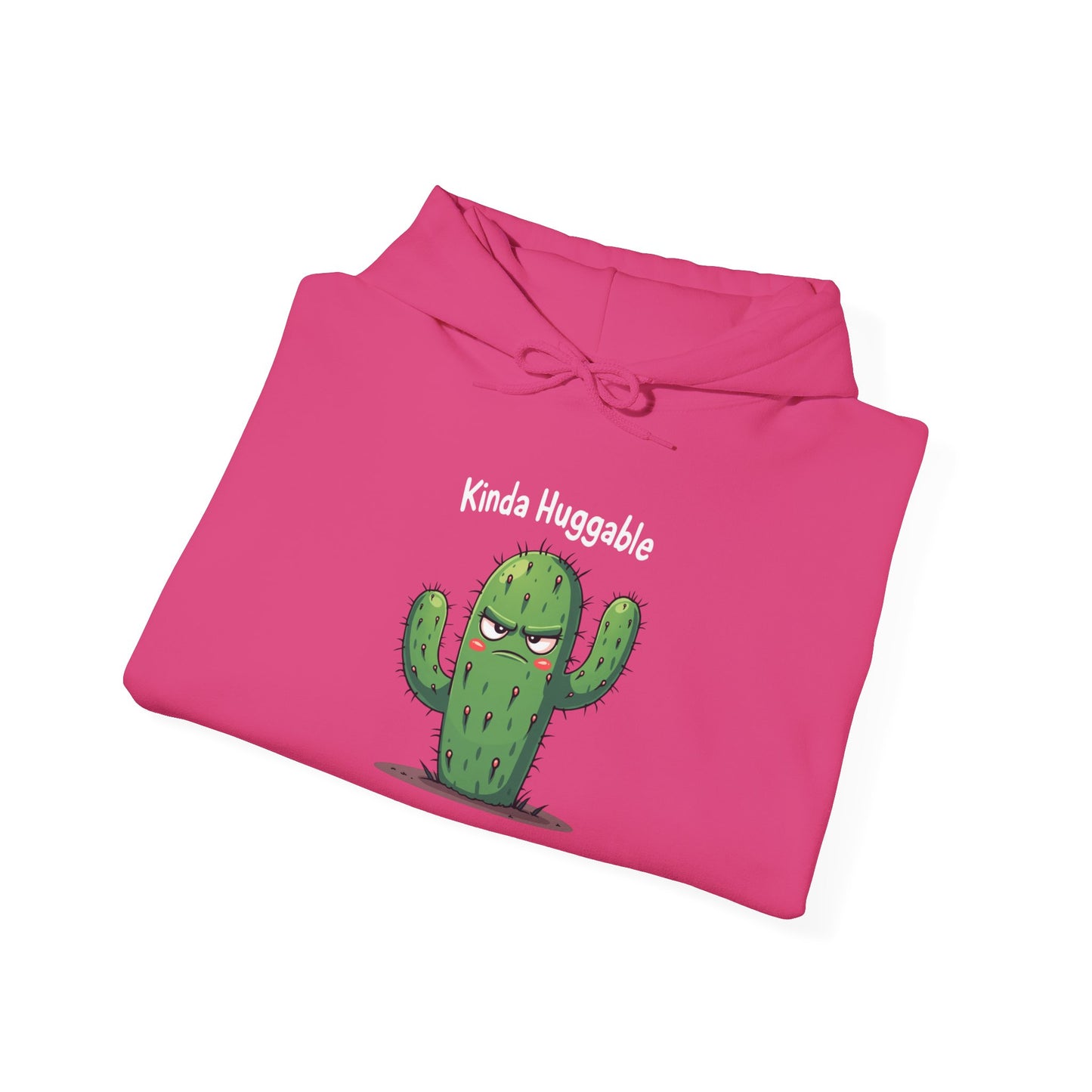 Kinda Huggable, Unisex Heavy Blend Sweatshirt, Comfy Gift, Funny Plant Lover Apparel, Perfect for Casual Outings, Spring Celebration