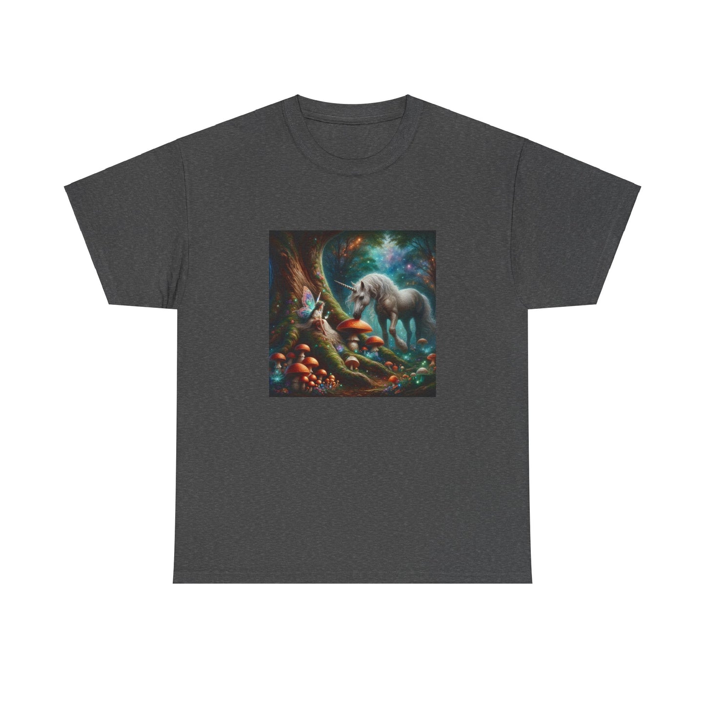 Unicorn Tee - Unicorns Mushroom Break Design - Psychonaut Swag