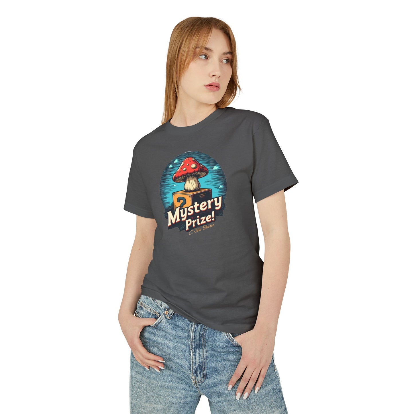 Questionable Mushroom Mystery Tee, Fun Gift for Gamers, Casual Style Shirt, Vintage Vibe Tee, Unisex Cotton Tee for Festivals - Psychonaut Swag