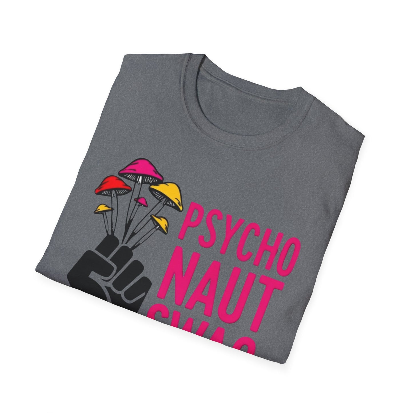 Psychonaut Swag Handful, T-Shirt, Unisex Graphic Tee, Gift for Psychedelic Lovers, Trendy Softstyle Shirt, Creative Fashion Statement, Cool Casual Wear - Psychonaut Swag