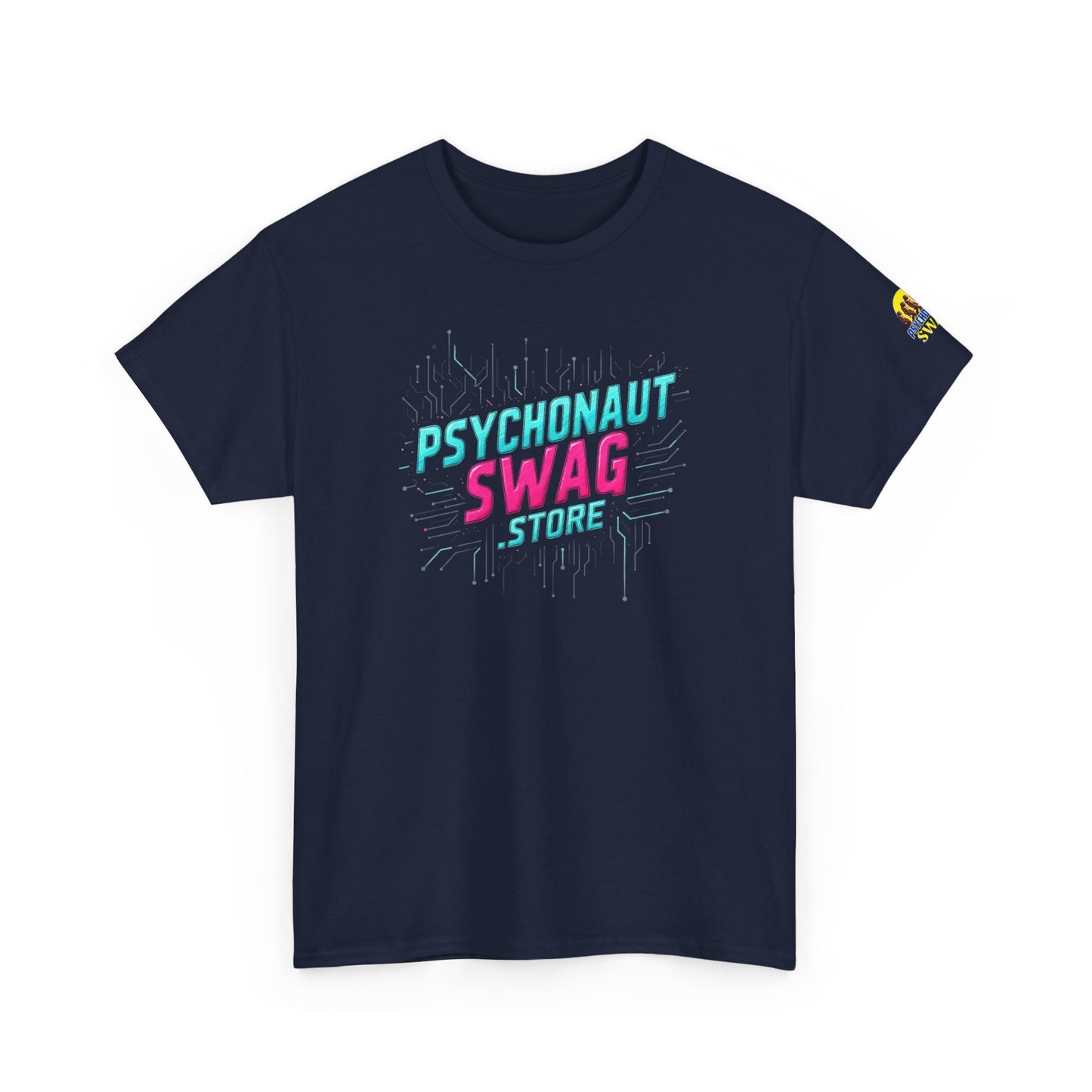Psychonaut Swag, Human Billboard, Unisex Heavy Cotton Tee