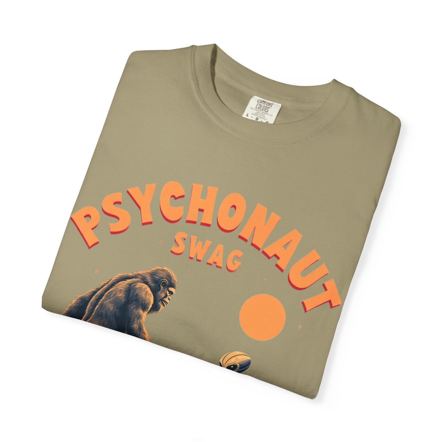 Alien vs Bigfoot, Psychonaut Swag Unisex T-Shirt, Funny Graphic Tee, Unique Gift for Gamers, Outdoor Lovers, Birthday, Casual Wear - Psychonaut Swag