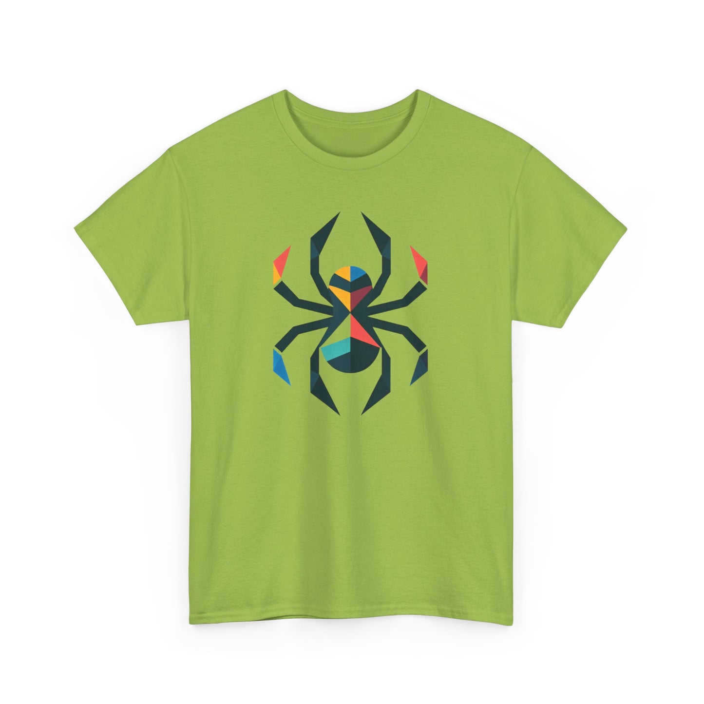 Colorful Spider, Graphic Unisex Heavy Cotton Tee - Psychonaut Swag