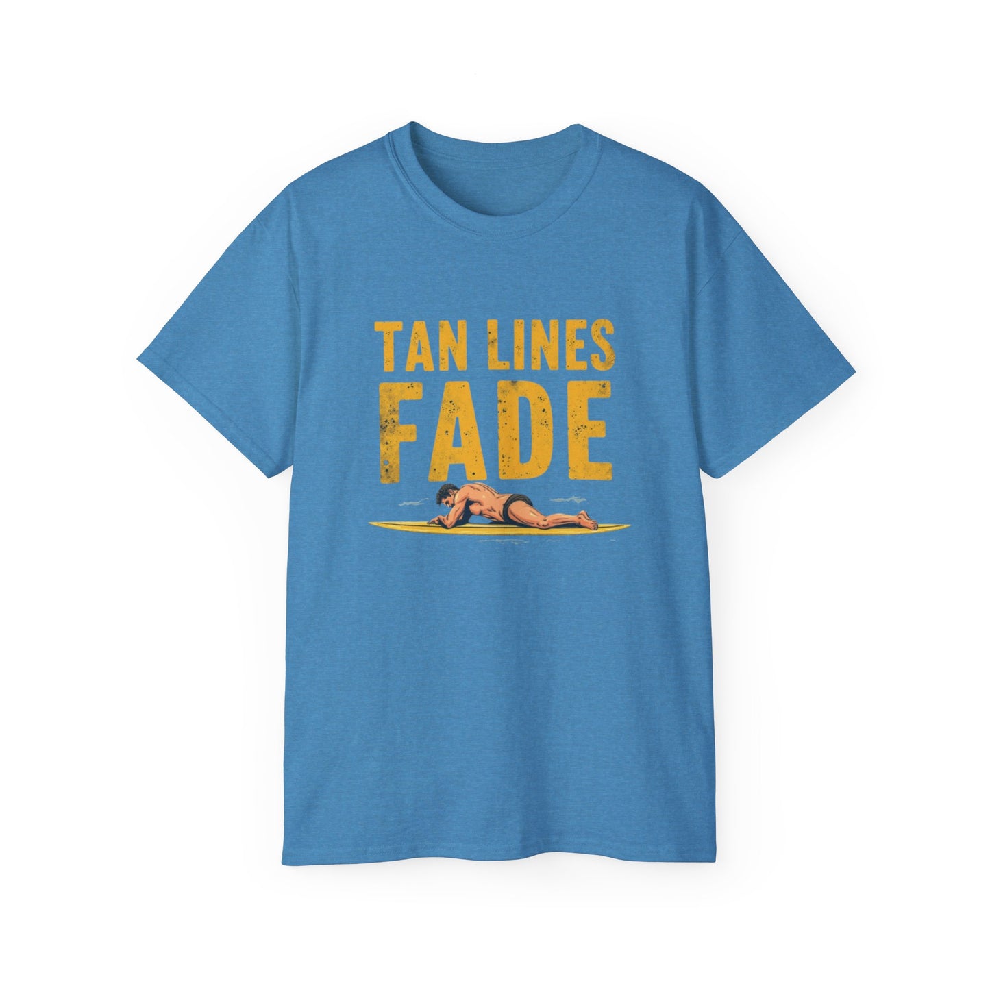 Surfer Tan Lines Tee, Unisex Cotton Shirt, Vacation Apparel, Beach Day Outfit, Casual Summer Clothing - Psychonaut Swag