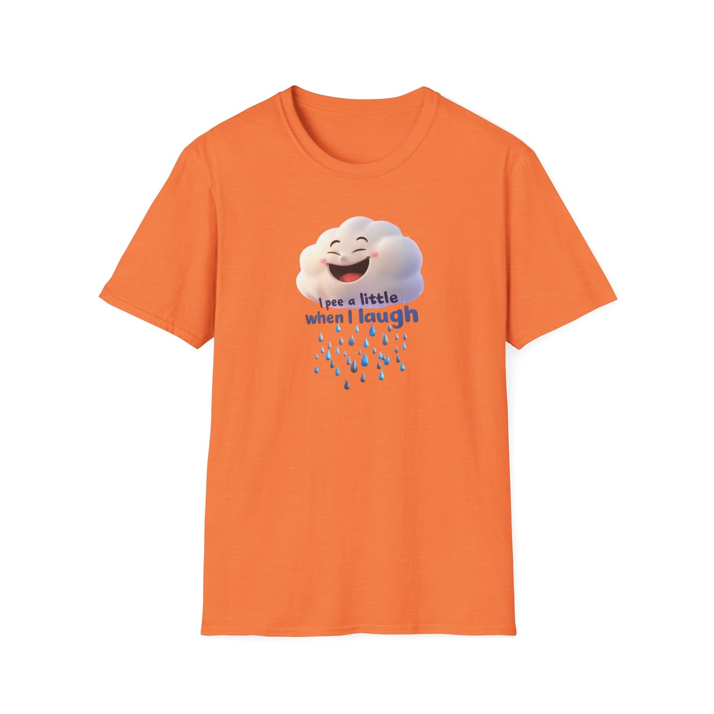 Cloud Laughing Causes Rains, Unisex Softstyle T-Shirt