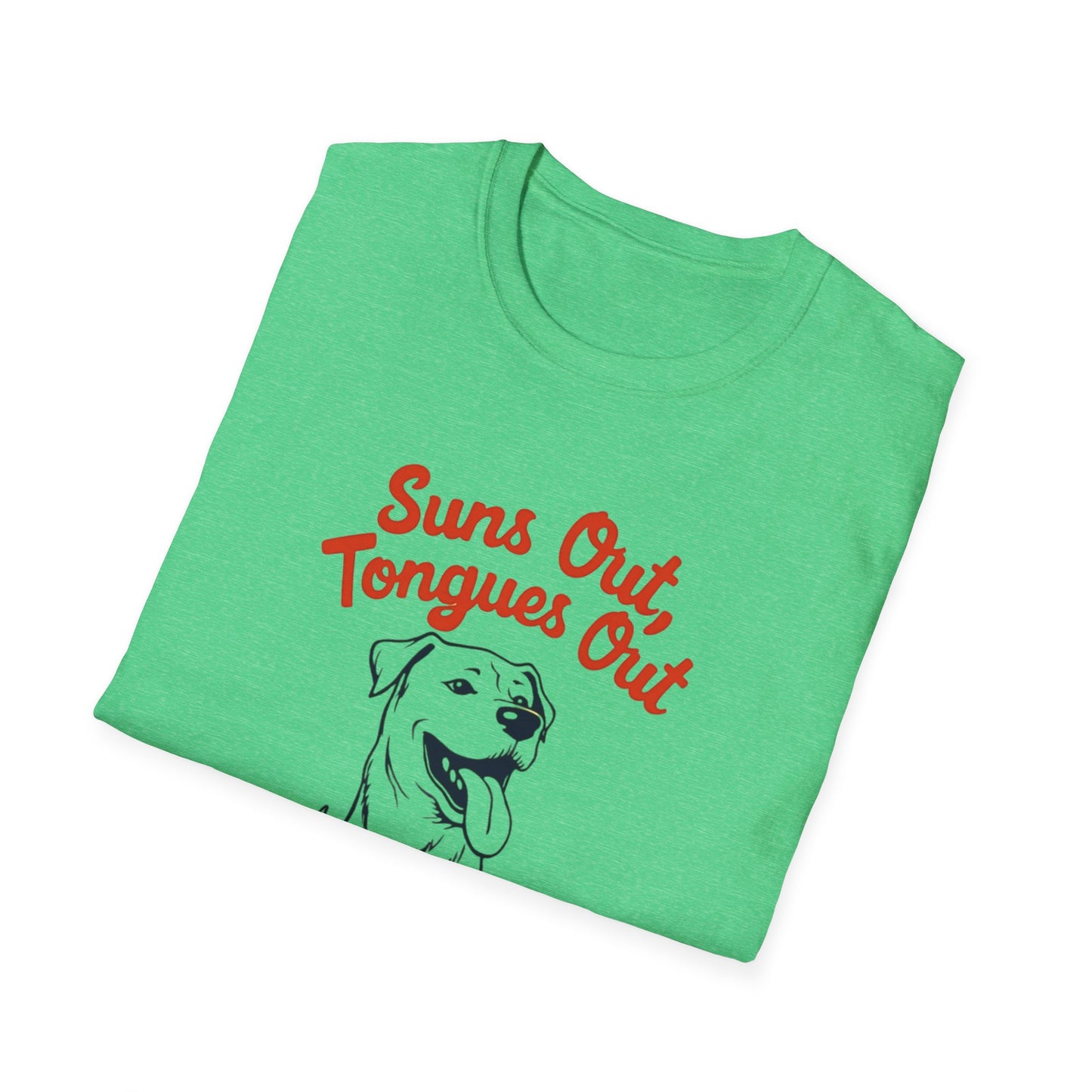 Suns Out, Tongues Out T-Shirt – Unisex Summer Tee, Dog Lovers Gift, Casual Wear, Cute Pet Shirt, Animal Lover Apparel - Psychonaut Swag