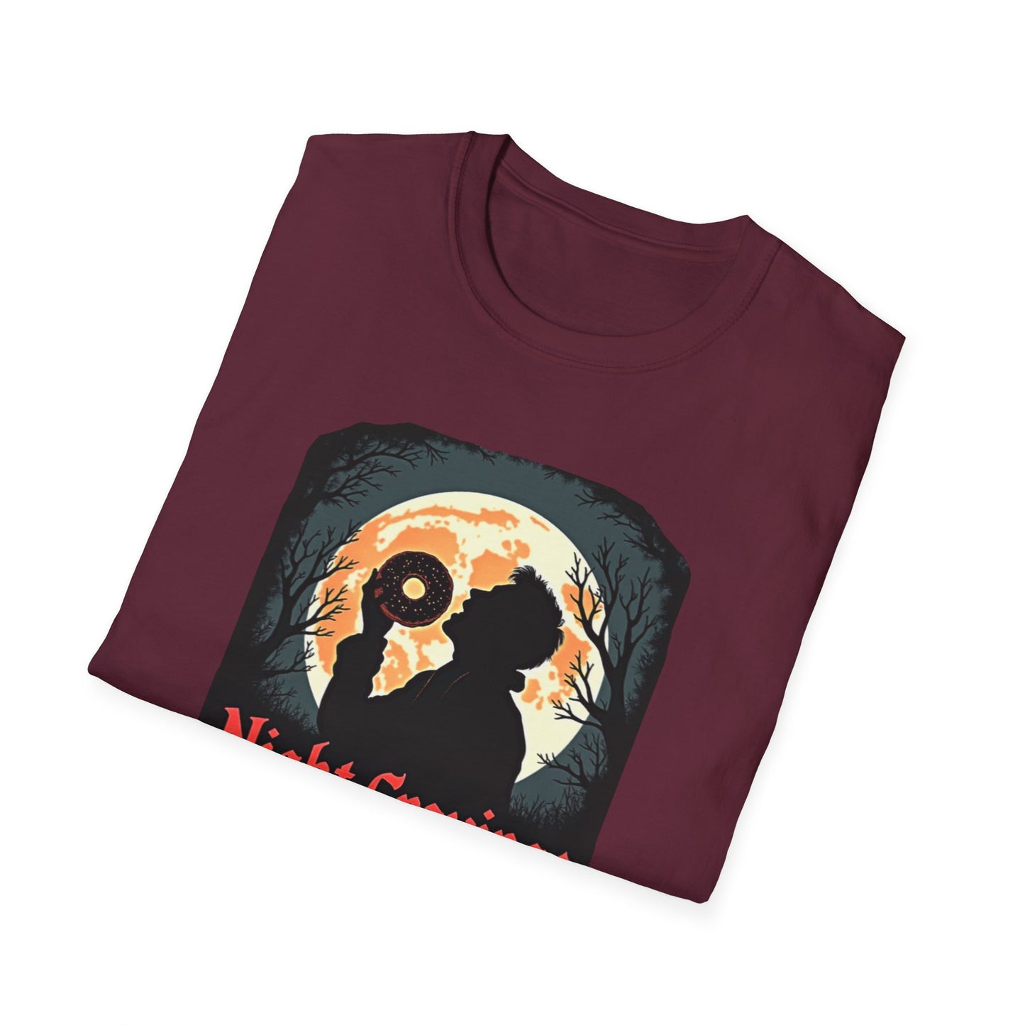 Night Cravings T-Shirt, Halloween Tee, Spooky Gift, Autumn Style, Horror Lovers Apparel, Graphic Shirt
