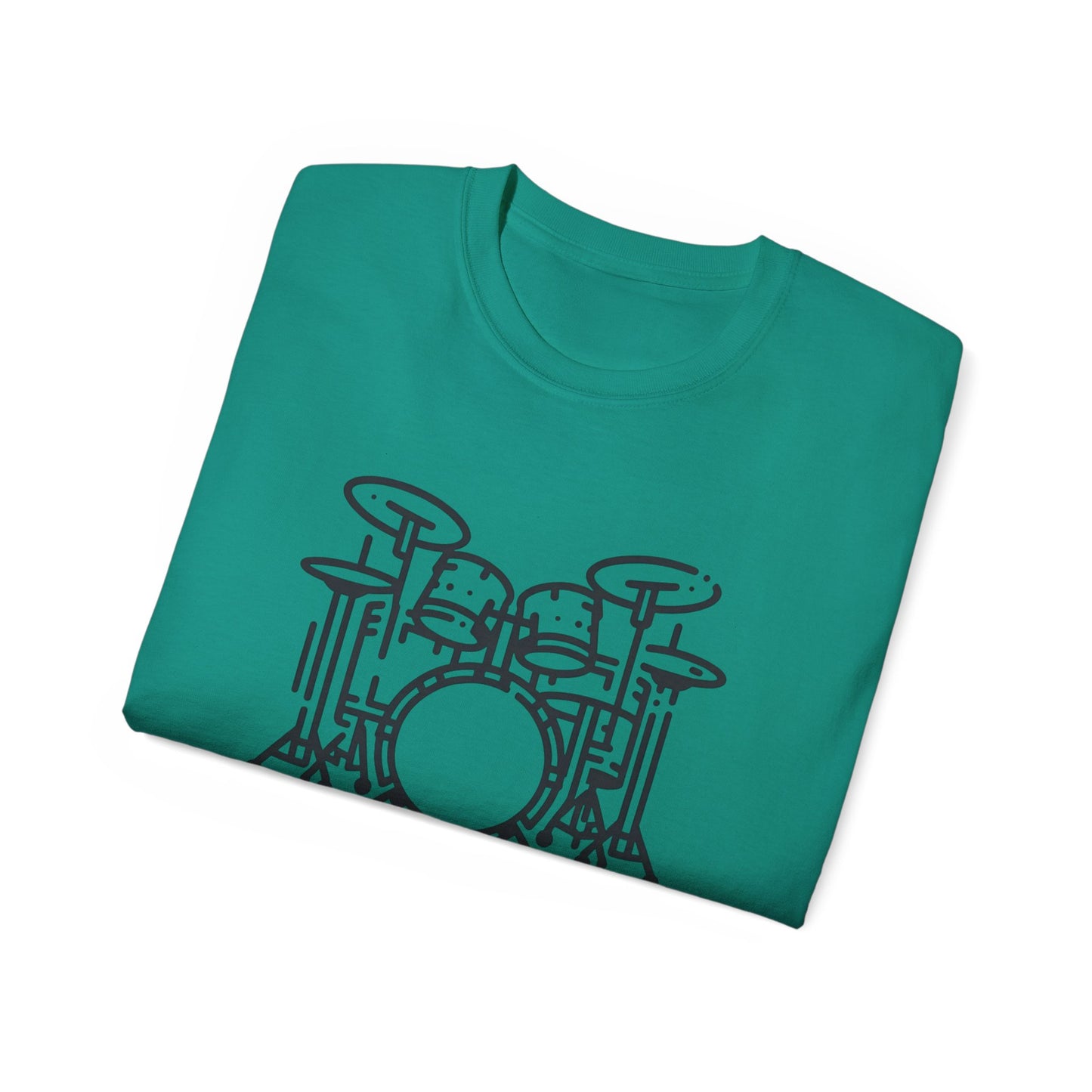 Drum-A-Diddle, Drumset Paradiddle, Unisex Ultra Cotton Tee - Psychonaut Swag